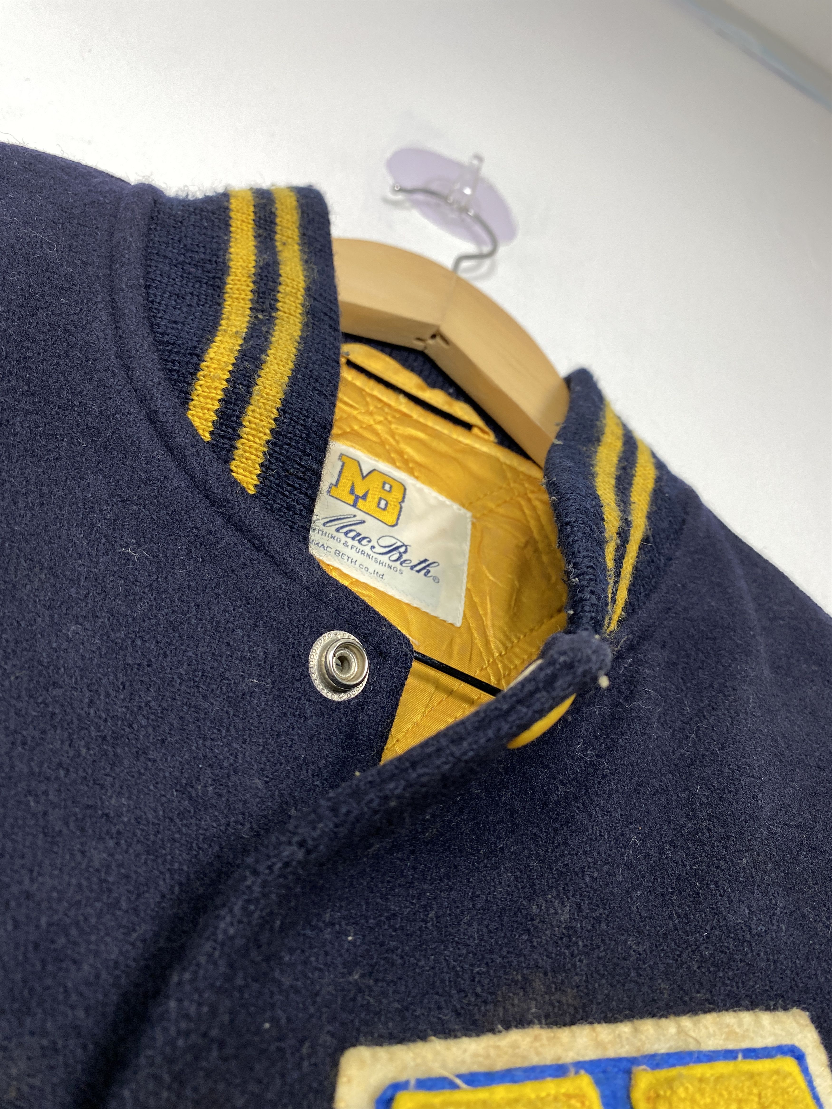 Macbeth Vintage Macbeth Button Up Wool Varsity Jacket Size US M / EU 48-50 / 2 - 12 Thumbnail