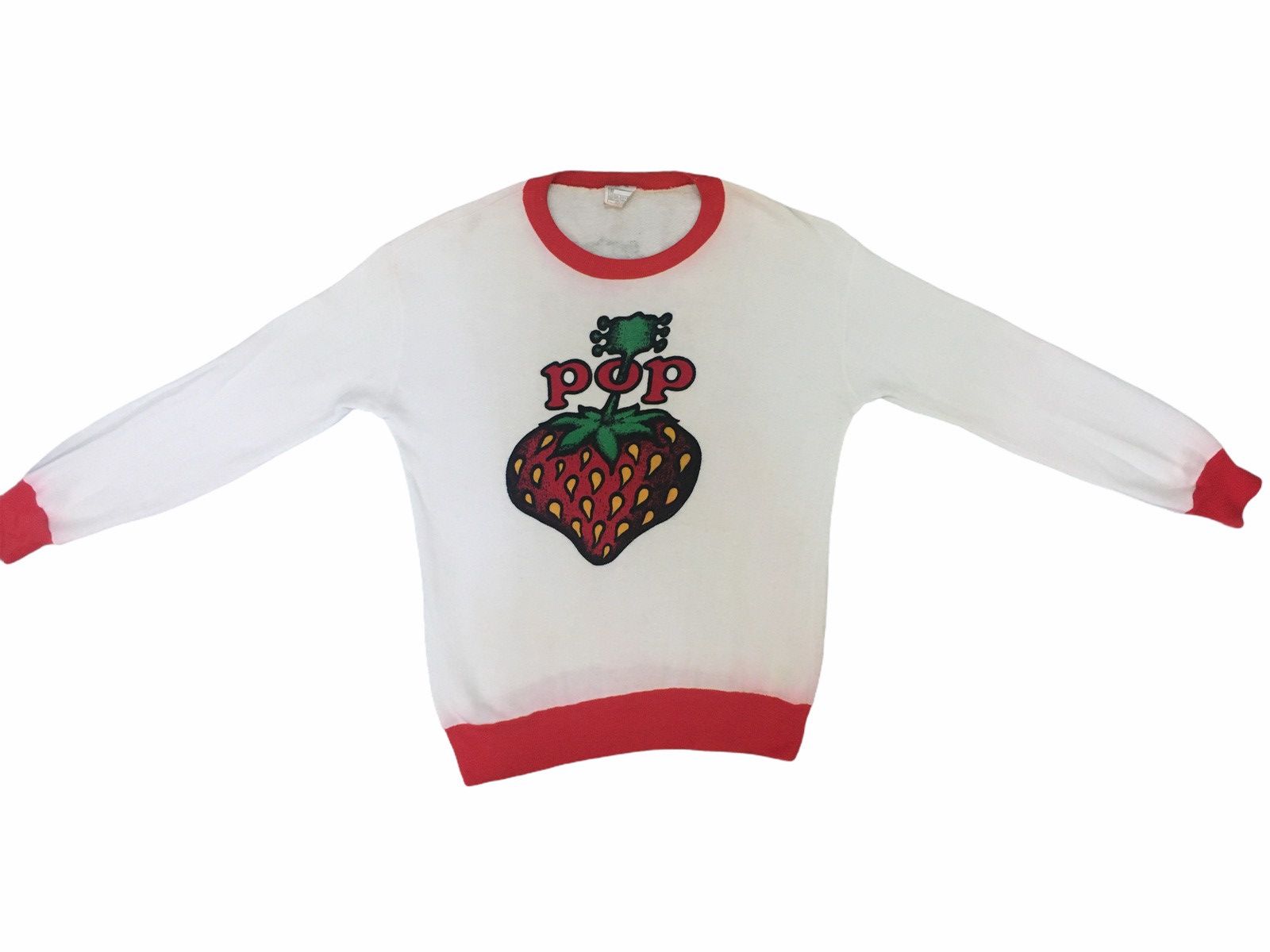 Vintage Vintage POP STRAWBERRY 1970s Music Memorabilia Grail Size US S / EU 44-46 / 1 - 3 Thumbnail