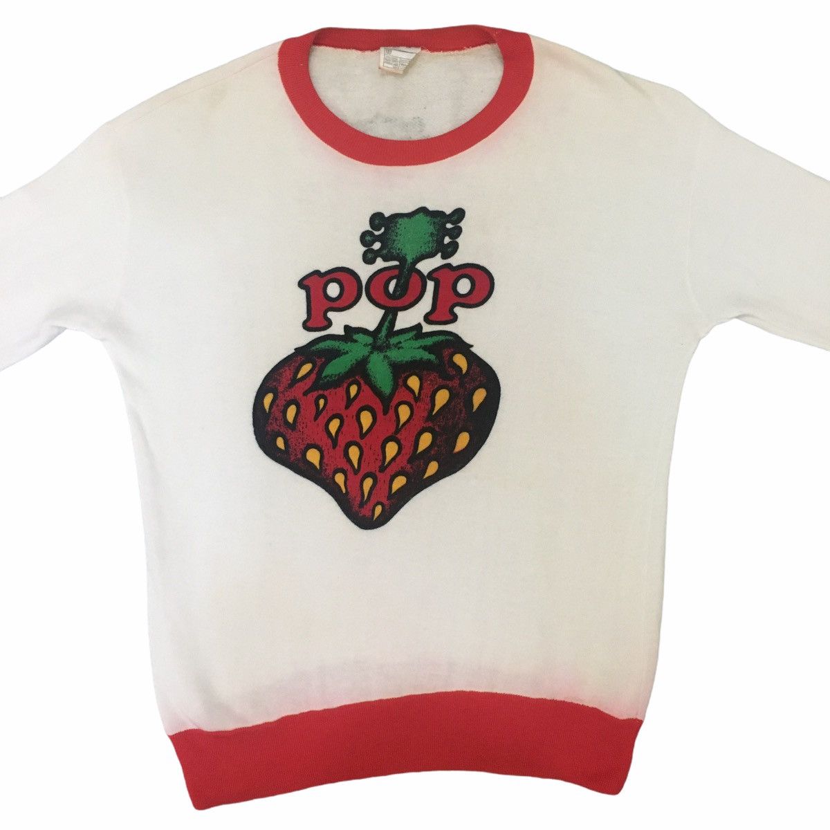 Vintage Vintage POP STRAWBERRY 1970s Music Memorabilia Grail Size US S / EU 44-46 / 1 - 4 Thumbnail