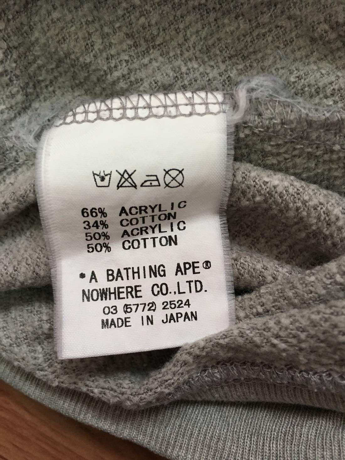 Bape VINTAGE BAPE A BATHING APE GENERAL RAGLAN SWEATSHIRTS Size US L / EU 52-54 / 3 - 9 Thumbnail