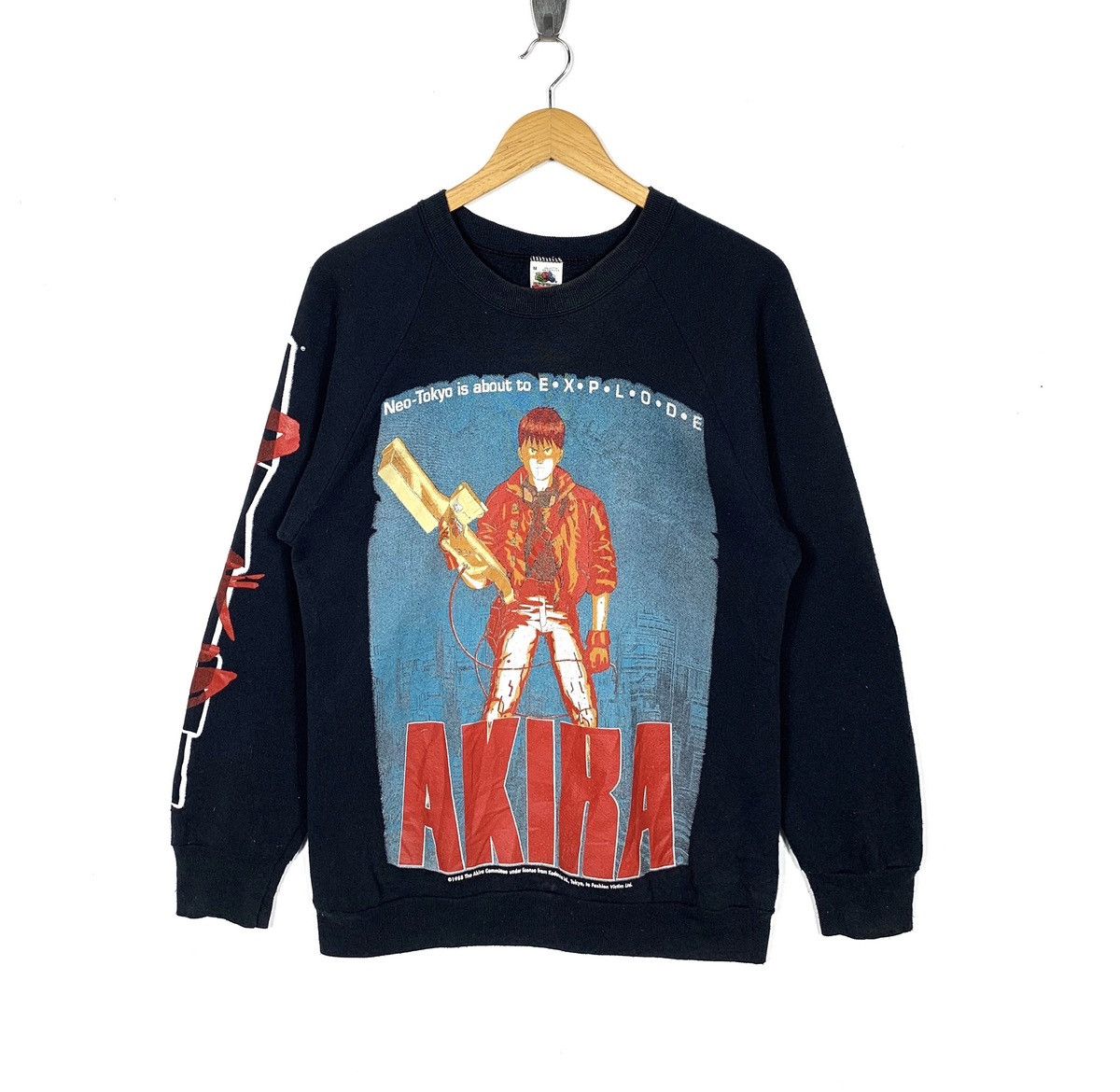 Anime × Vintage Rare Vintage 1988 Akira Explode Sweatshirt Size US M / EU 48-50 / 2 - 2 Thumbnail