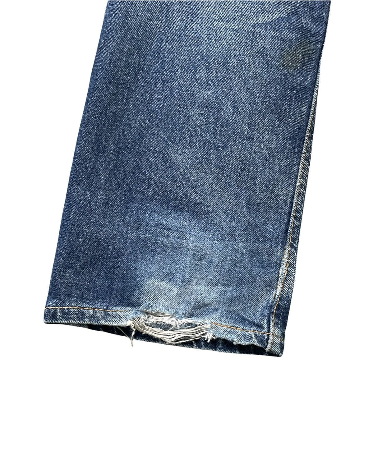 Levi's Vintage Levi’s 501 1998 Usa Aging Faded Distressed Size US 35 - 7 Thumbnail
