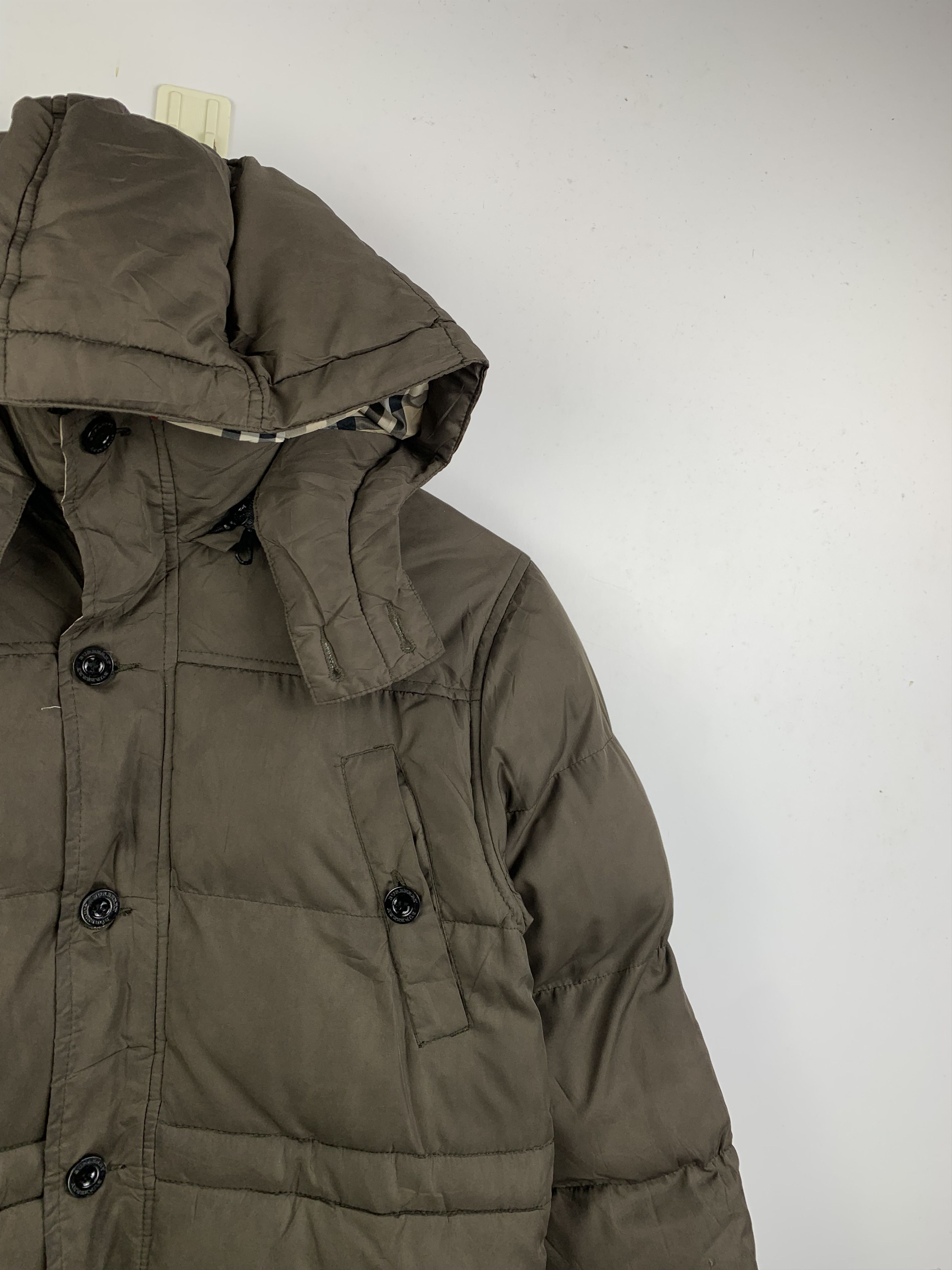 Burberry Vintage BURBERRY Hoodie Puffer Kids Jacket Size US XXS / EU 40 - 4 Thumbnail