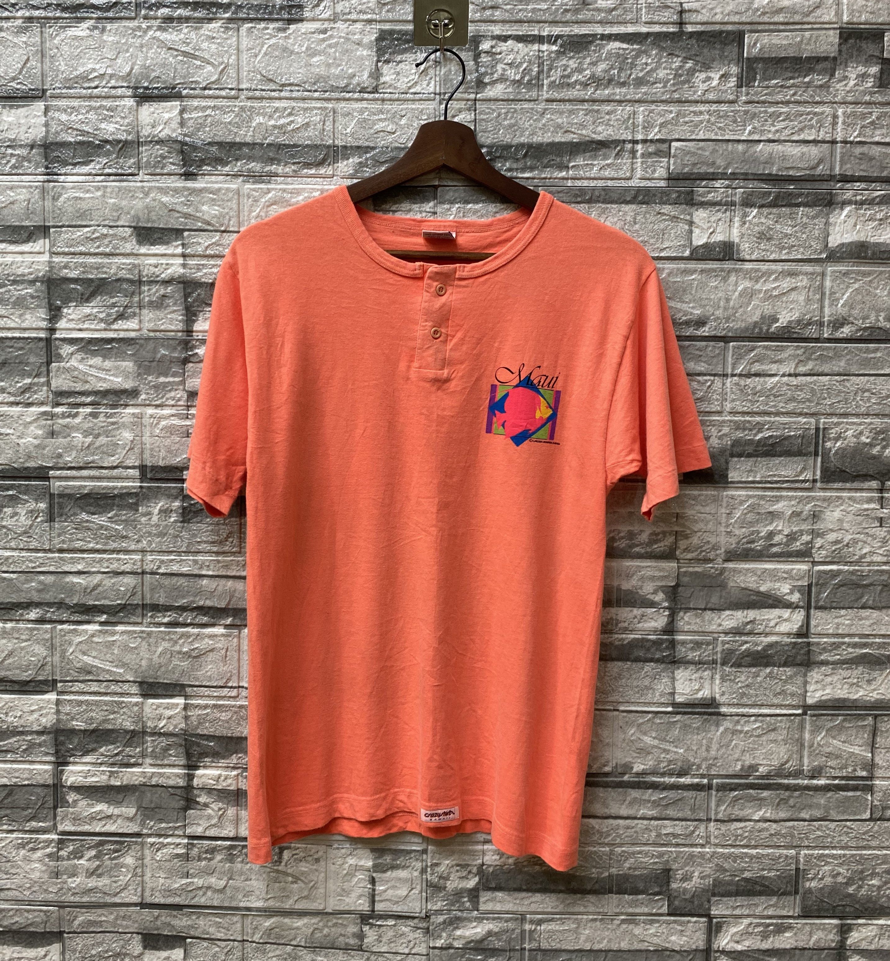 Band Tees × Vintage Vintage maui discuss fish buttom shirt single stitch usa Size US S / EU 44-46 / 1 - 2 Thumbnail