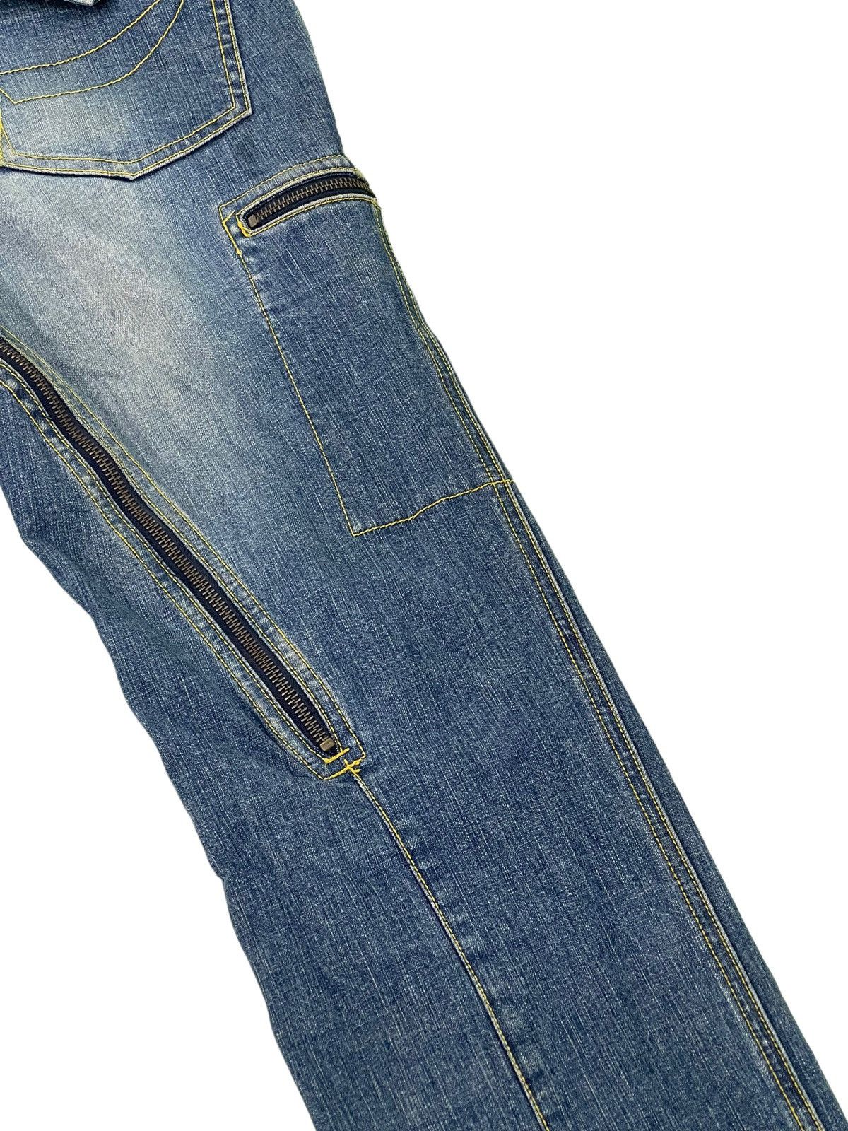 Japanese Brand Multipockets Jeans Unknown Japan Brand Slim Stretch 4🟦2 Size US 30 / EU 46 - 7 Thumbnail