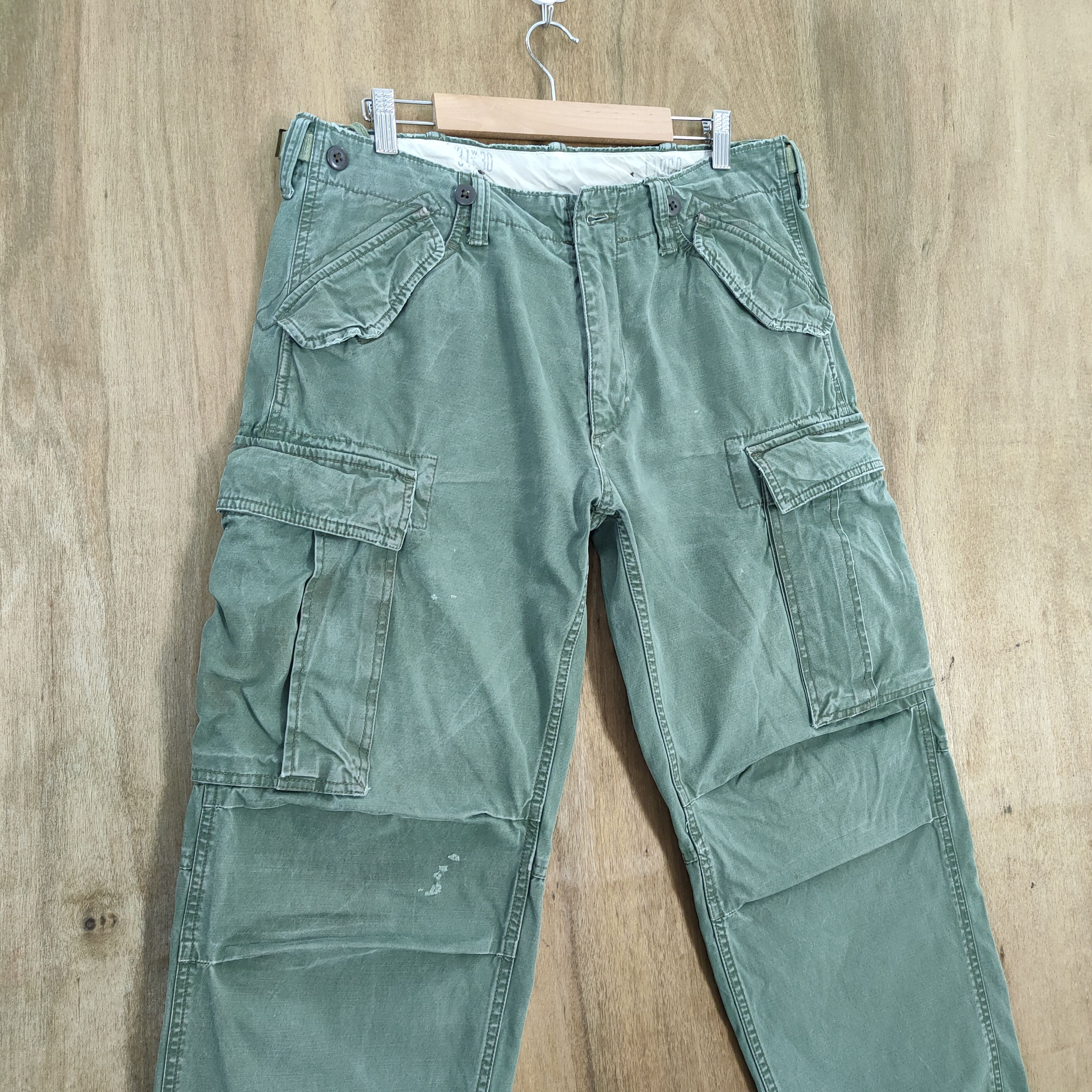 Japanese Brand × Voodoo Tactical JAPANESE BRAND FADED PARACHUTE BAGGY CARGO PANTS Size US 32 / EU 48 - 5 Thumbnail