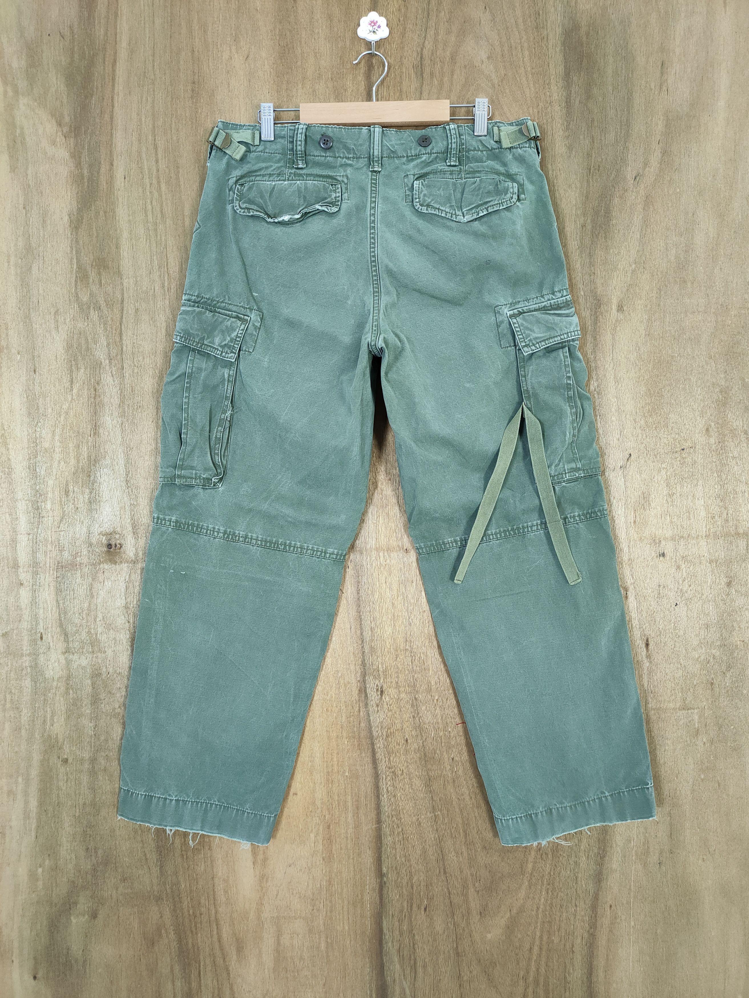 Japanese Brand × Voodoo Tactical JAPANESE BRAND FADED PARACHUTE BAGGY CARGO PANTS Size US 32 / EU 48 - 1 Thumbnail