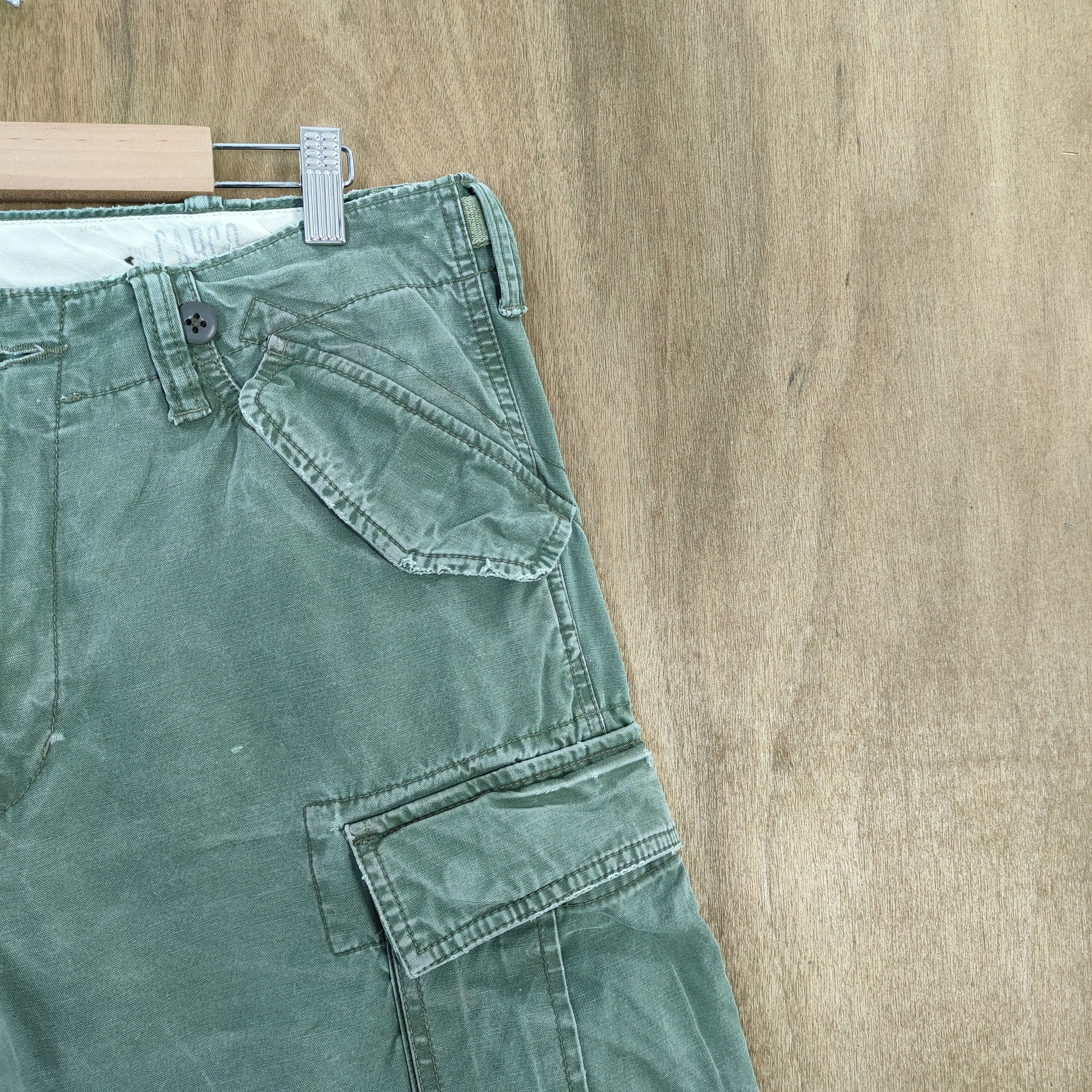 Japanese Brand × Voodoo Tactical JAPANESE BRAND FADED PARACHUTE BAGGY CARGO PANTS Size US 32 / EU 48 - 7 Thumbnail