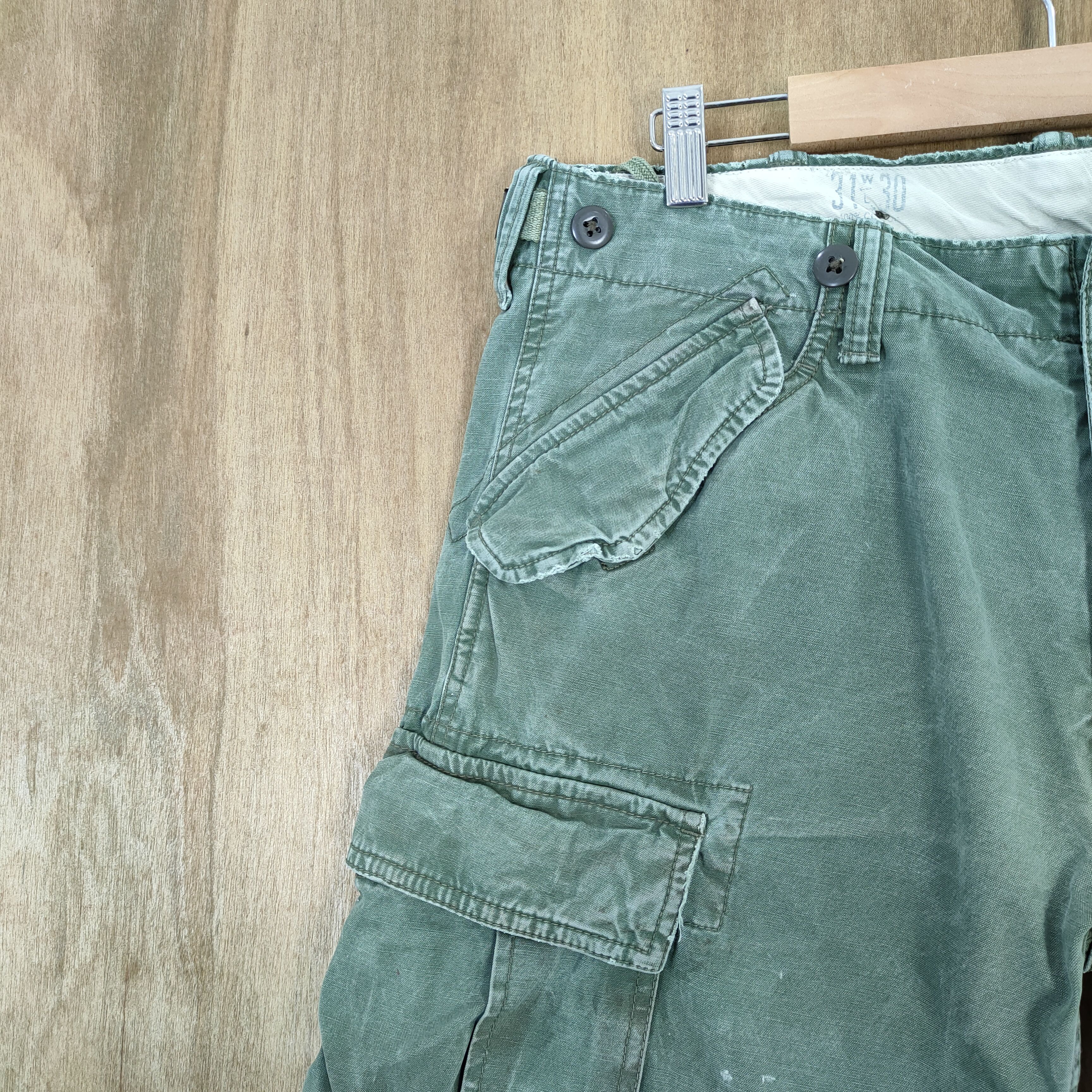 Japanese Brand × Voodoo Tactical JAPANESE BRAND FADED PARACHUTE BAGGY CARGO PANTS Size US 32 / EU 48 - 6 Thumbnail