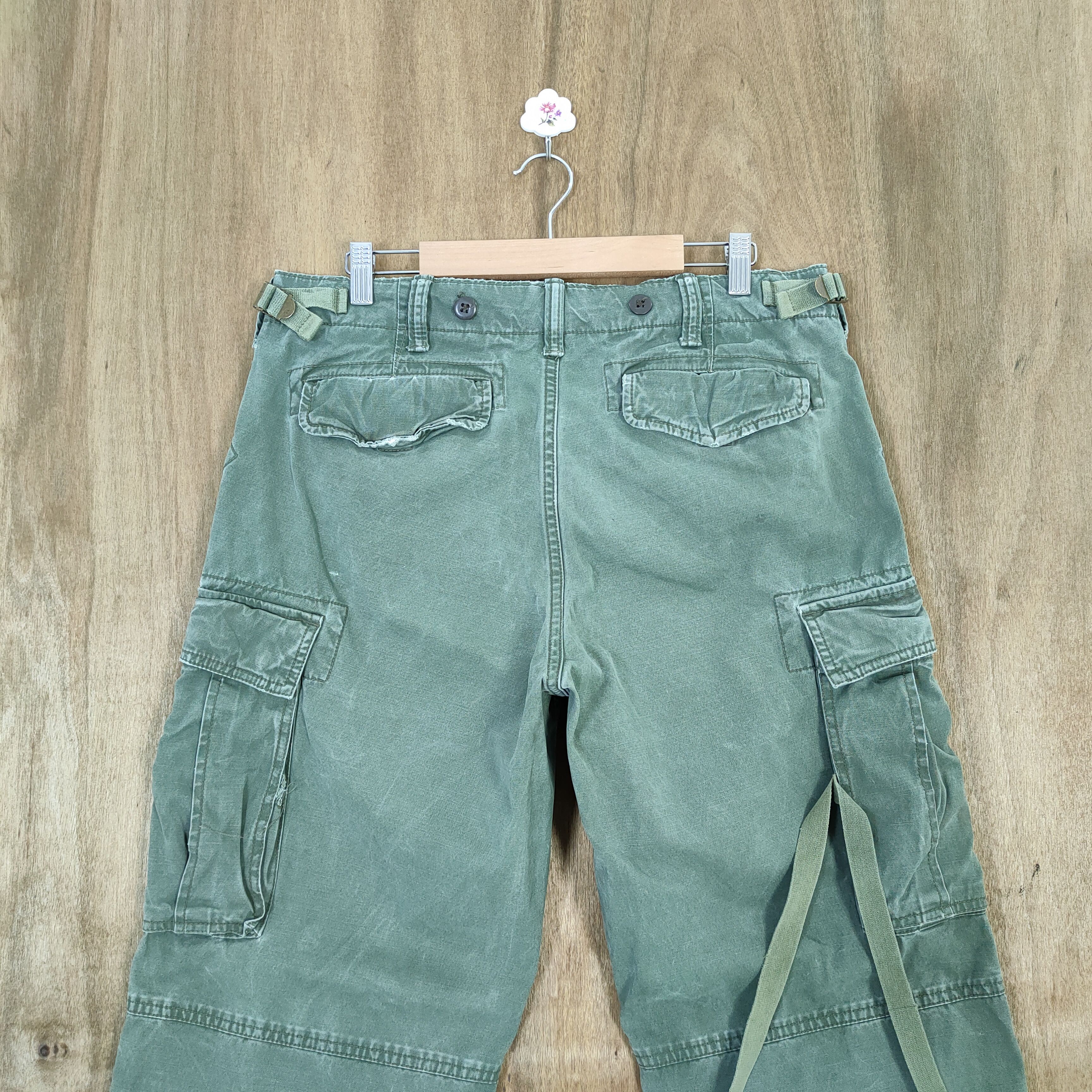 Japanese Brand × Voodoo Tactical JAPANESE BRAND FADED PARACHUTE BAGGY CARGO PANTS Size US 32 / EU 48 - 10 Thumbnail