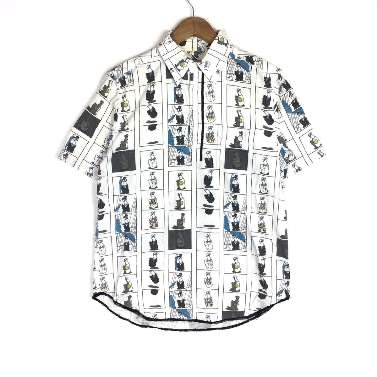 Number (N)ine VINTAGE NUMBER (N)INE DUCKS CARTOON JAPAN DRESS T-SHIRTS Size US L / EU 52-54 / 3 - 1 Thumbnail