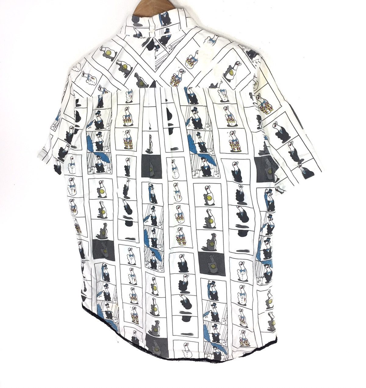 Number (N)ine VINTAGE NUMBER (N)INE DUCKS CARTOON JAPAN DRESS T-SHIRTS Size US L / EU 52-54 / 3 - 4 Thumbnail