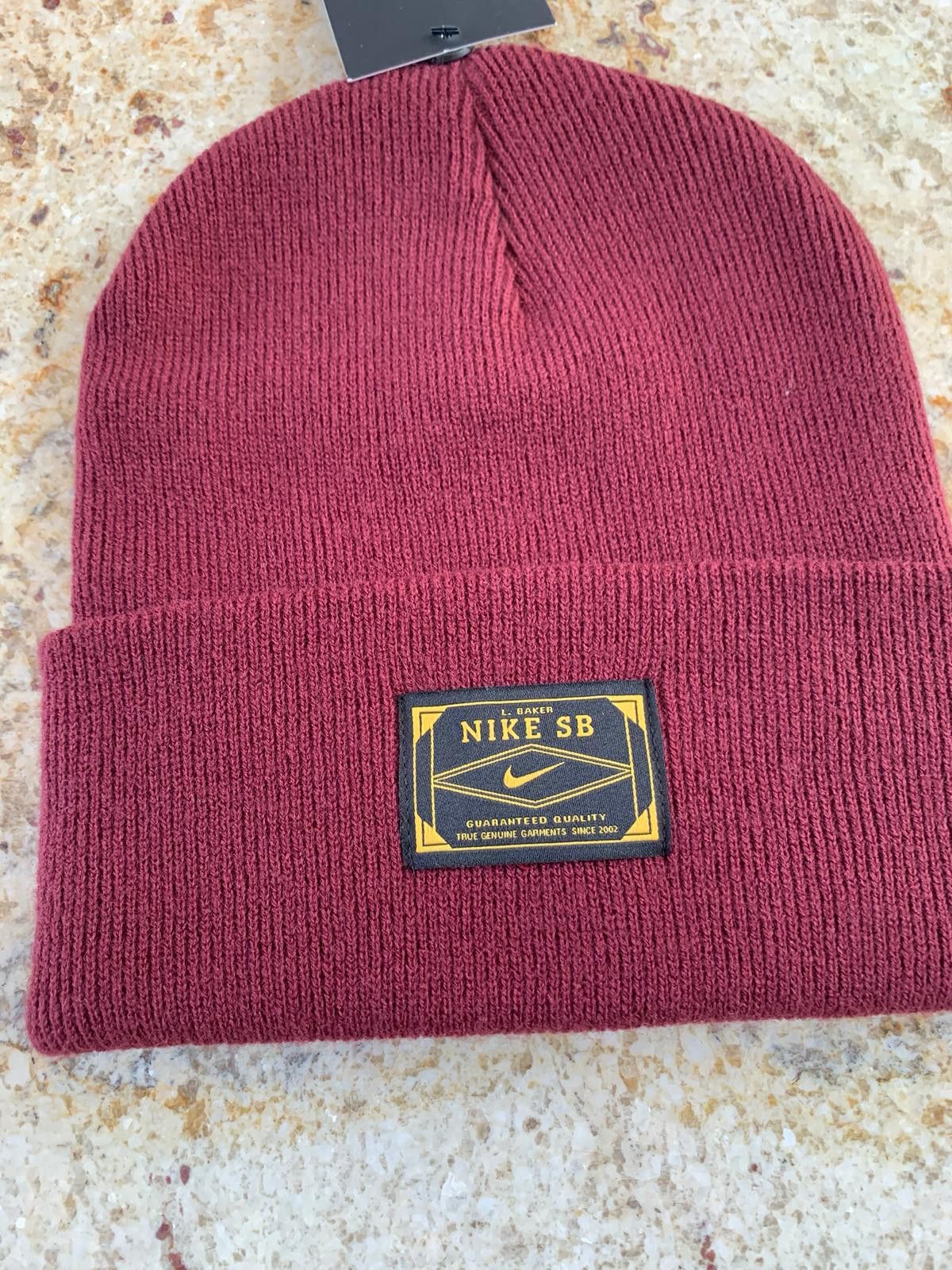 Nike Beanie in Burgundy Size ONE SIZE - 3 Thumbnail
