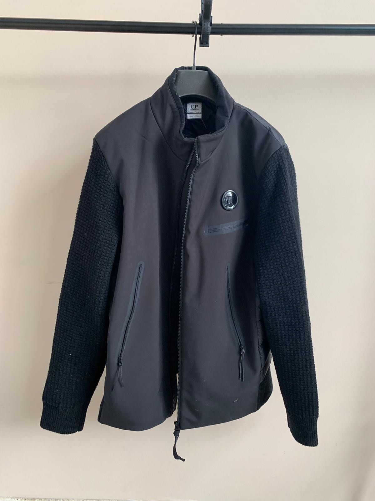 C.P. Company Knit Sleeve Jacket in Black Size US XL / EU 56 / 4 - 3 Thumbnail