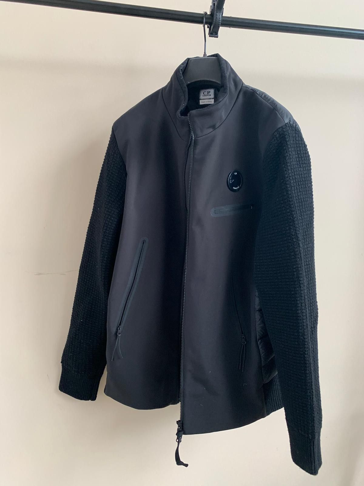 C.P. Company Knit Sleeve Jacket in Black Size US XL / EU 56 / 4 - 7 Thumbnail