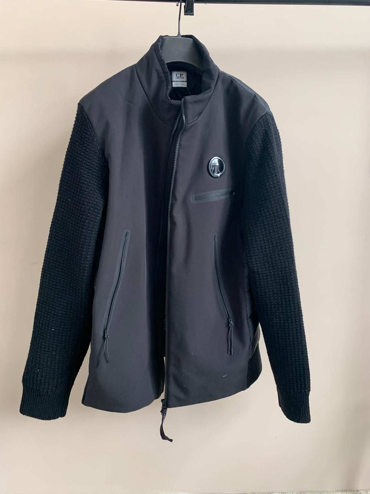 C.P. Company Knit Sleeve Jacket in Black Size US XL / EU 56 / 4 - 1 Thumbnail