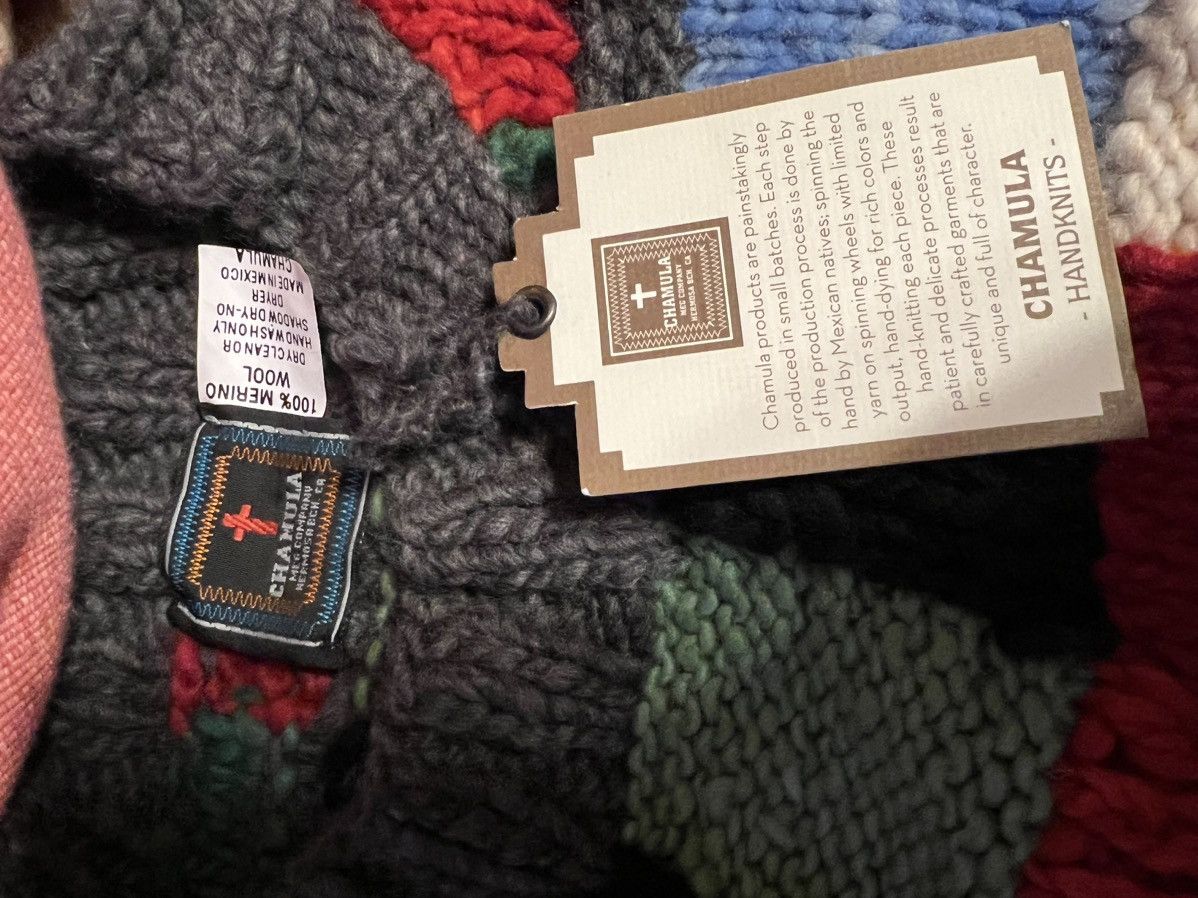 Chamula Chamula for Drake's Patchwork Merino Jumper Size US XL / EU 56 / 4 - 13 Thumbnail