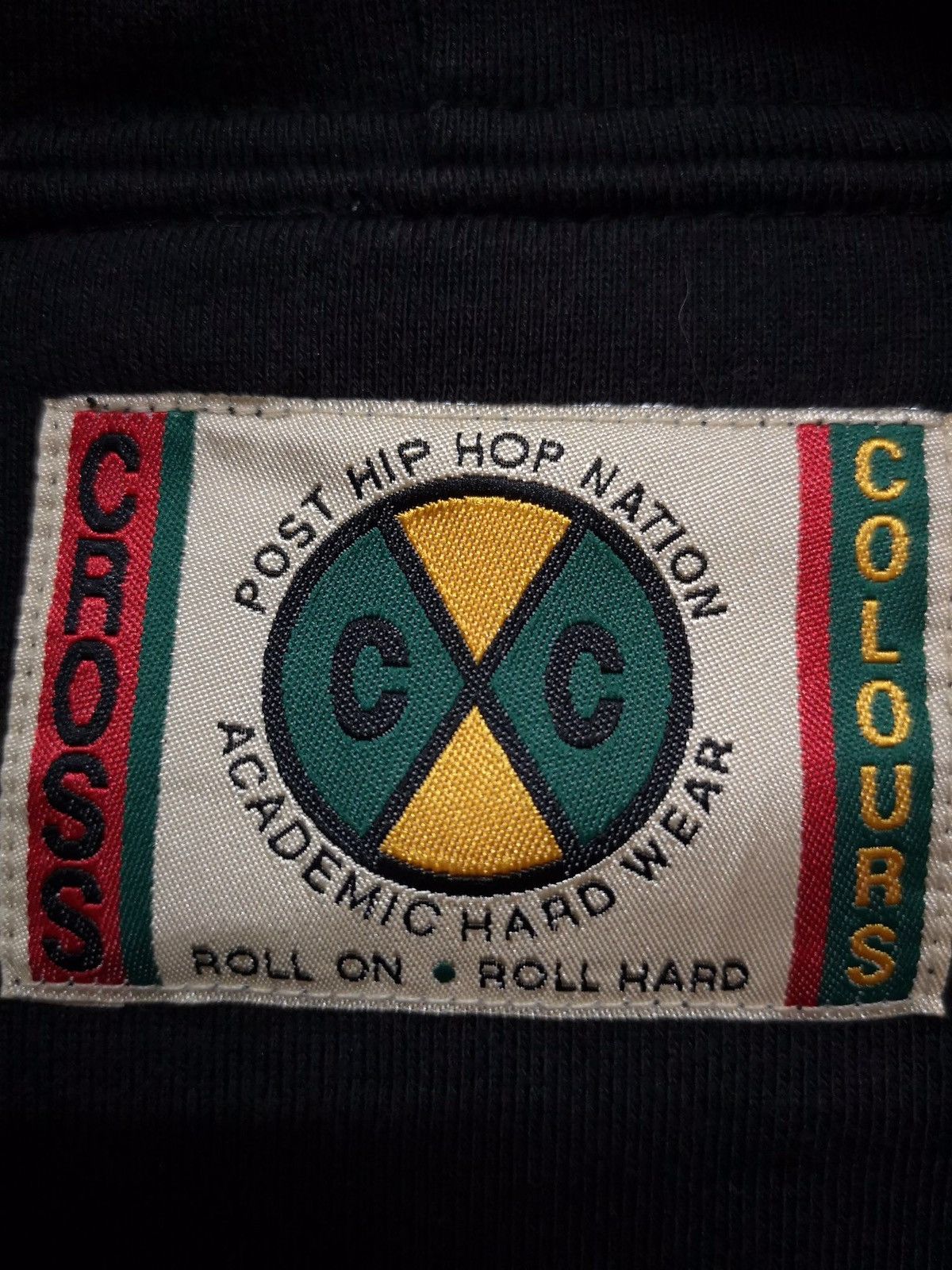 Cross Colours VINTAGE 1989 CROSS COLOURS USA HIP HOP HOODIE SWEATSHIRTS Size US XL / EU 56 / 4 - 4 Thumbnail