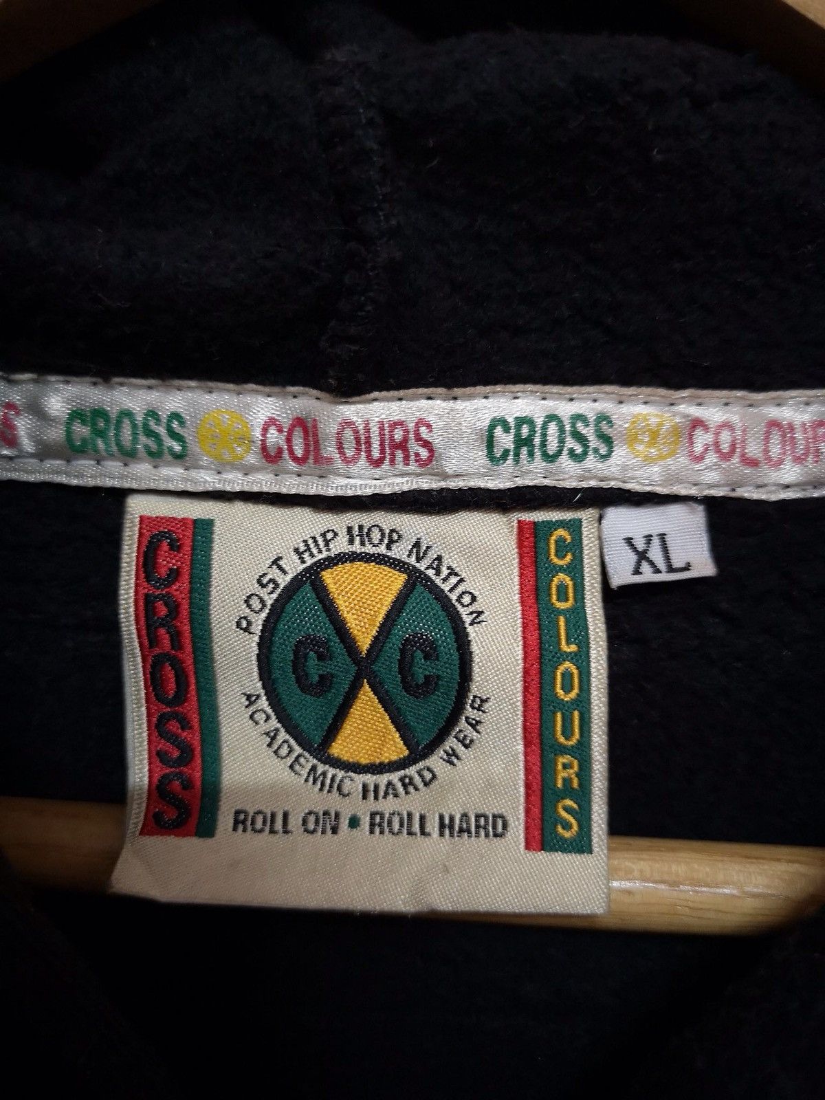 Cross Colours VINTAGE 1989 CROSS COLOURS USA HIP HOP HOODIE SWEATSHIRTS Size US XL / EU 56 / 4 - 6 Thumbnail