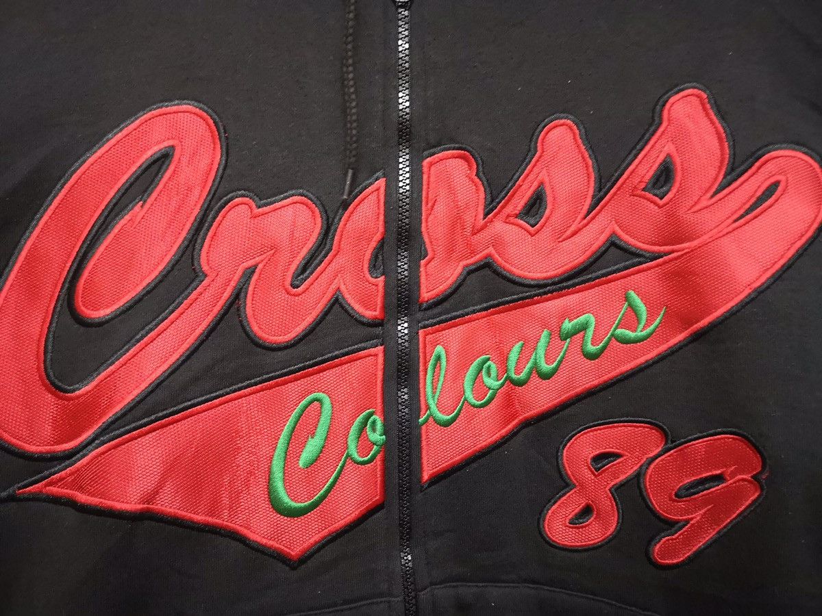 Cross Colours VINTAGE 1989 CROSS COLOURS USA HIP HOP HOODIE SWEATSHIRTS Size US XL / EU 56 / 4 - 5 Thumbnail