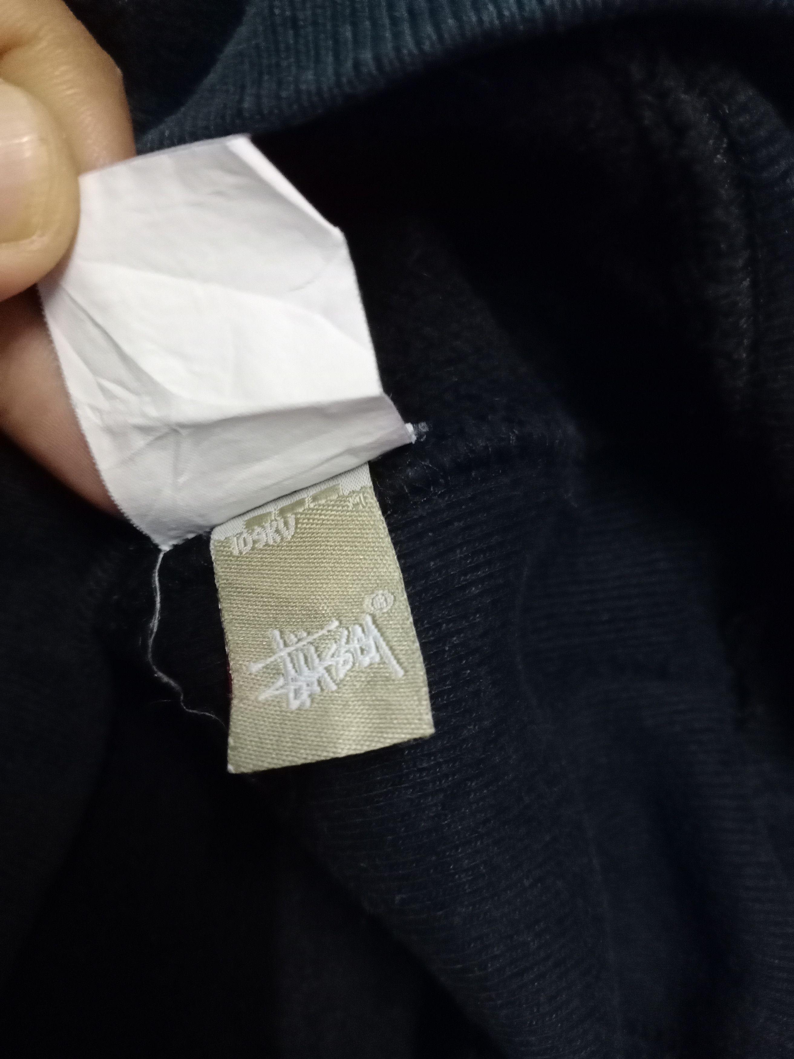 Stussy × Vintage Vintage Stussy Hoodie Big Logo Sweatshirt Size US L / EU 52-54 / 3 - 4 Thumbnail