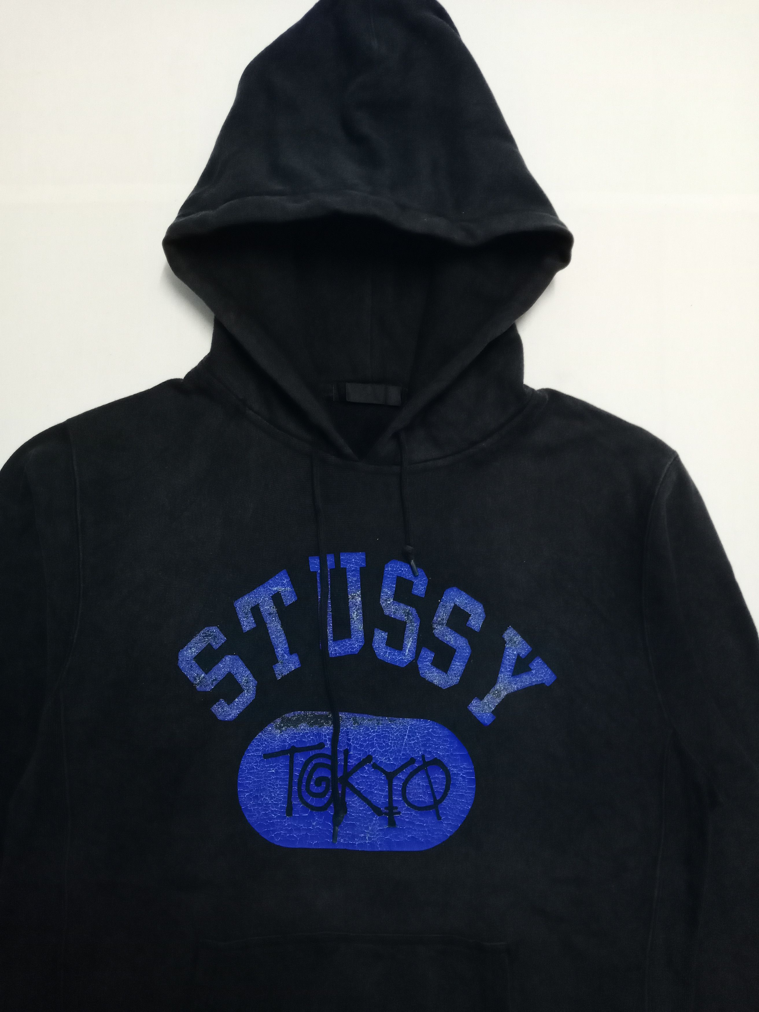Stussy × Vintage Vintage Stussy Hoodie Big Logo Sweatshirt Size US L / EU 52-54 / 3 - 8 Thumbnail