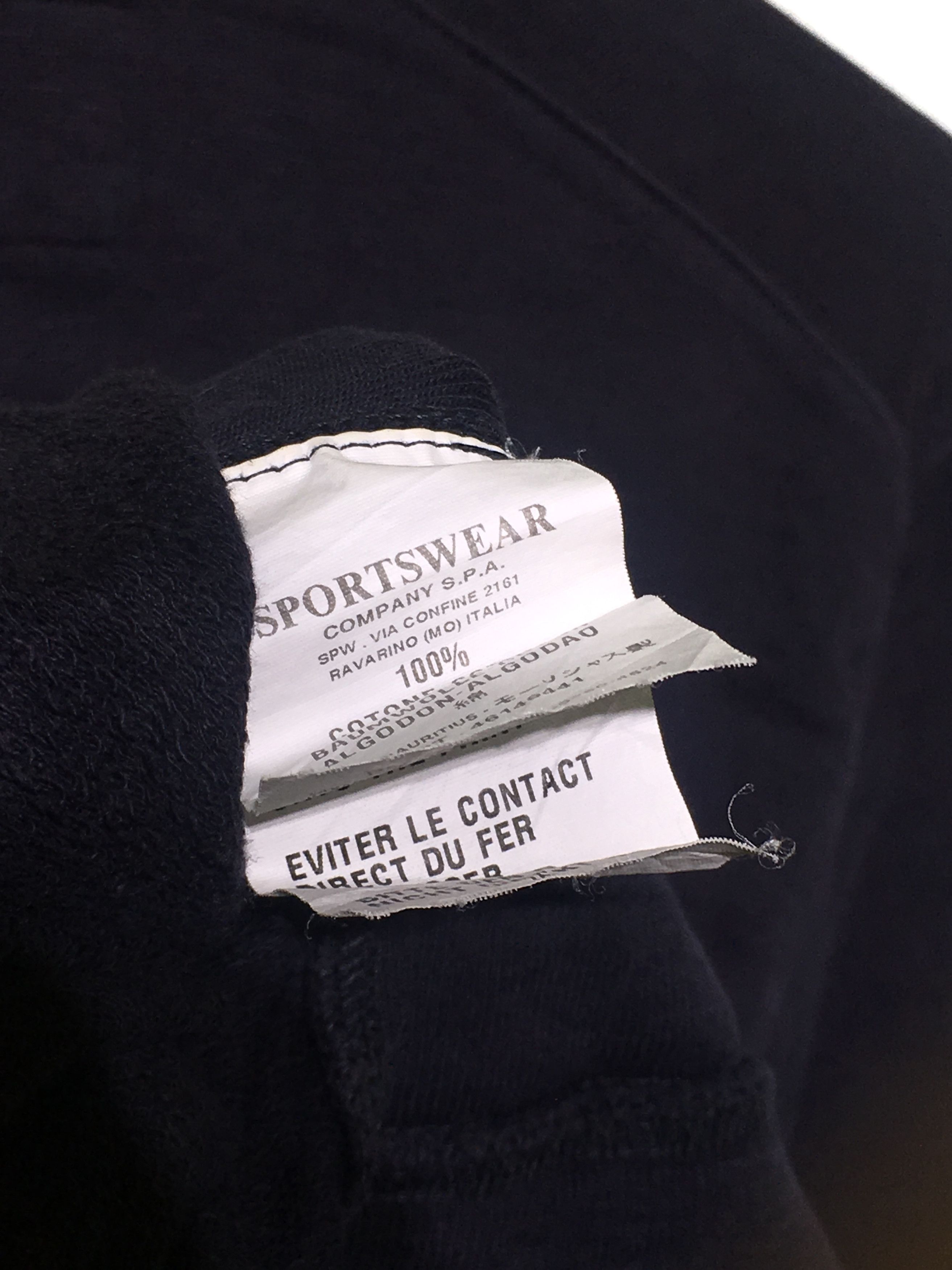Stone Island STONE ISLAND DENIMS DISTRESSED ZIPPED MEDIUM SWEATSHIRTS Size US M / EU 48-50 / 2 - 5 Thumbnail