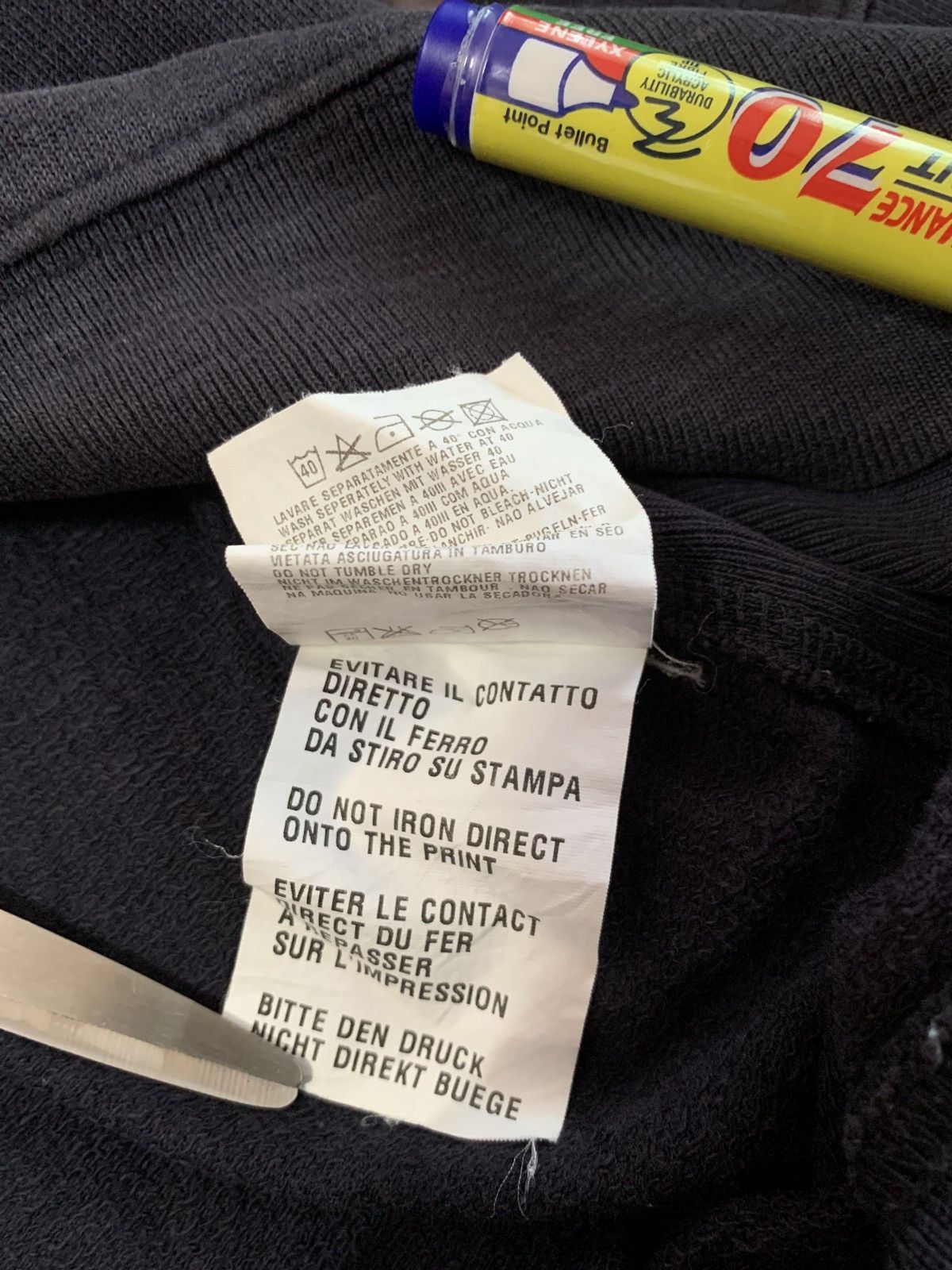 Stone Island STONE ISLAND DENIMS DISTRESSED ZIPPED MEDIUM SWEATSHIRTS Size US M / EU 48-50 / 2 - 8 Thumbnail