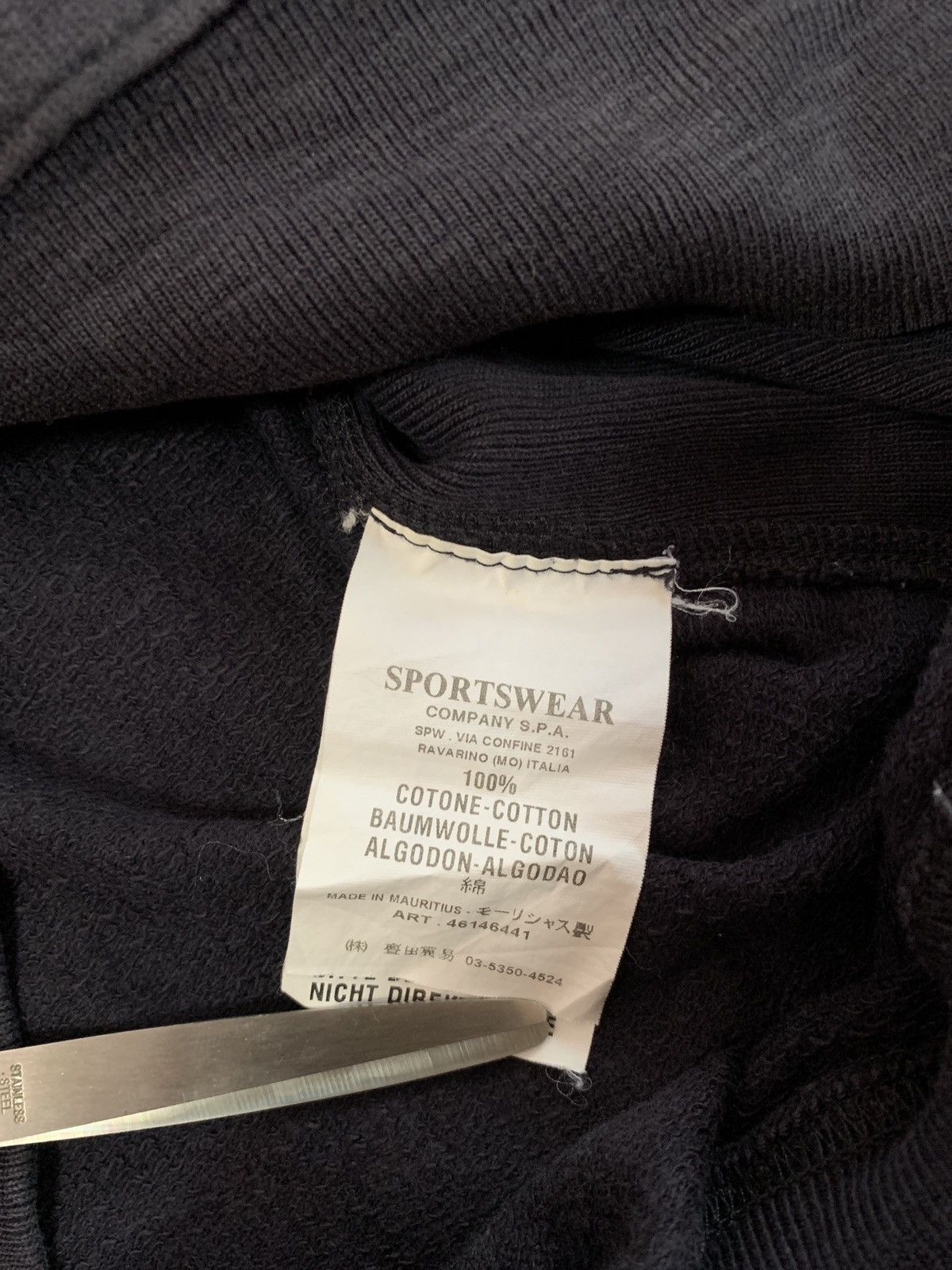 Stone Island STONE ISLAND DENIMS DISTRESSED ZIPPED MEDIUM SWEATSHIRTS Size US M / EU 48-50 / 2 - 7 Thumbnail