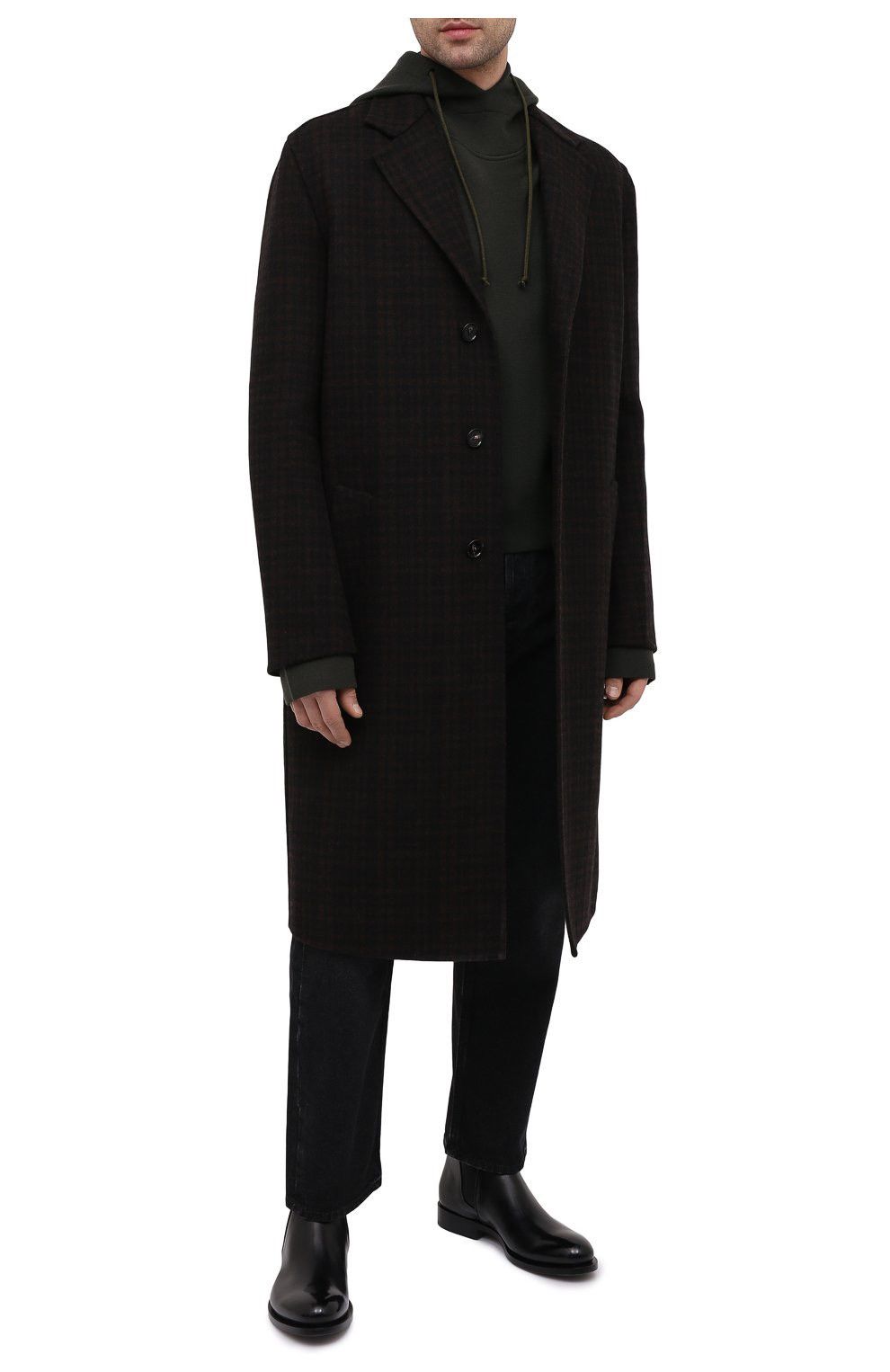 Bottega Veneta Coat in Brown & Black Size US M / EU 48-50 / 2 - 1 Thumbnail