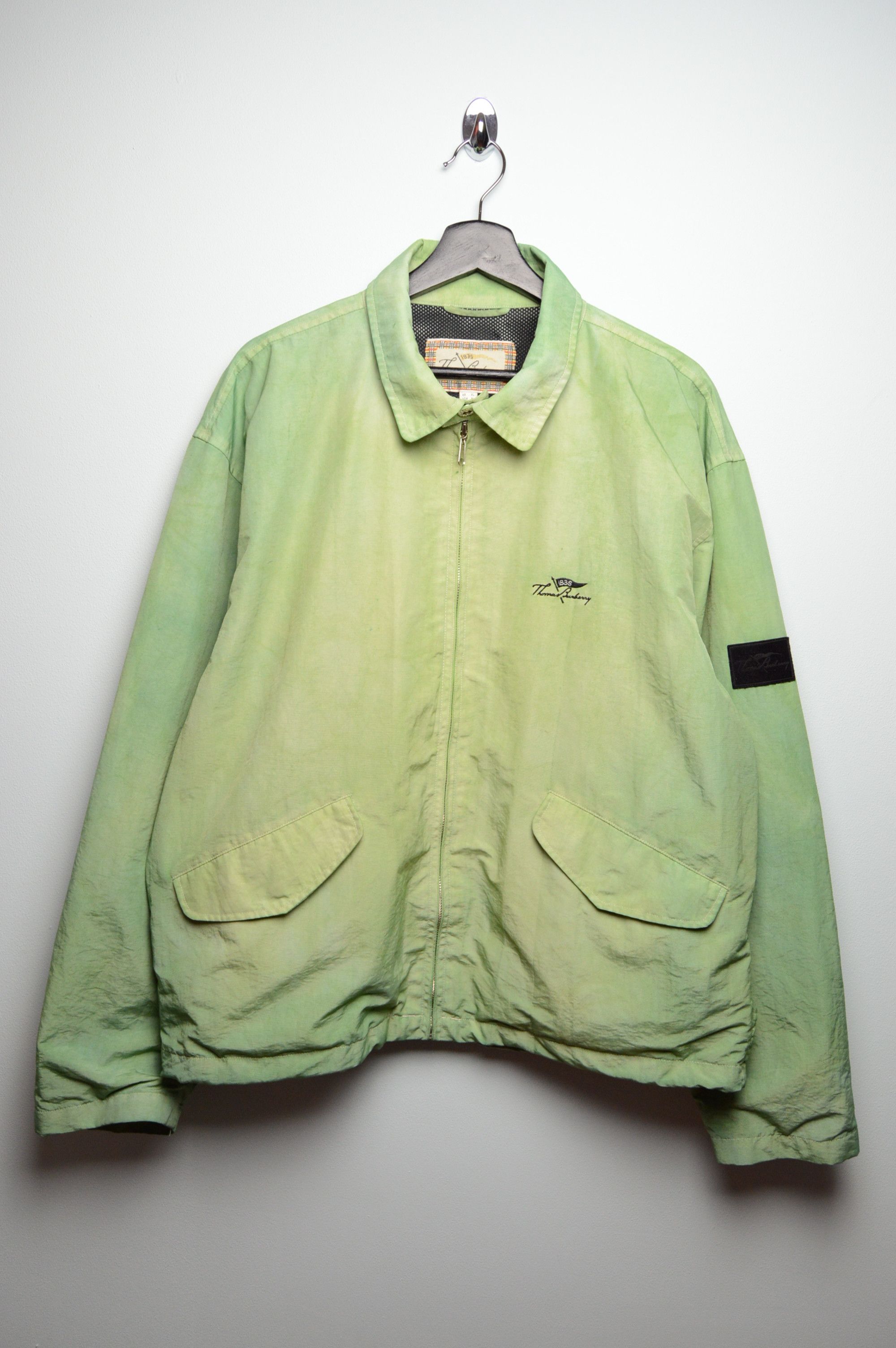 Burberry rare vintage burberry shimmer nylon dyed jacket custom Size US XL / EU 56 / 4 - 2 Thumbnail