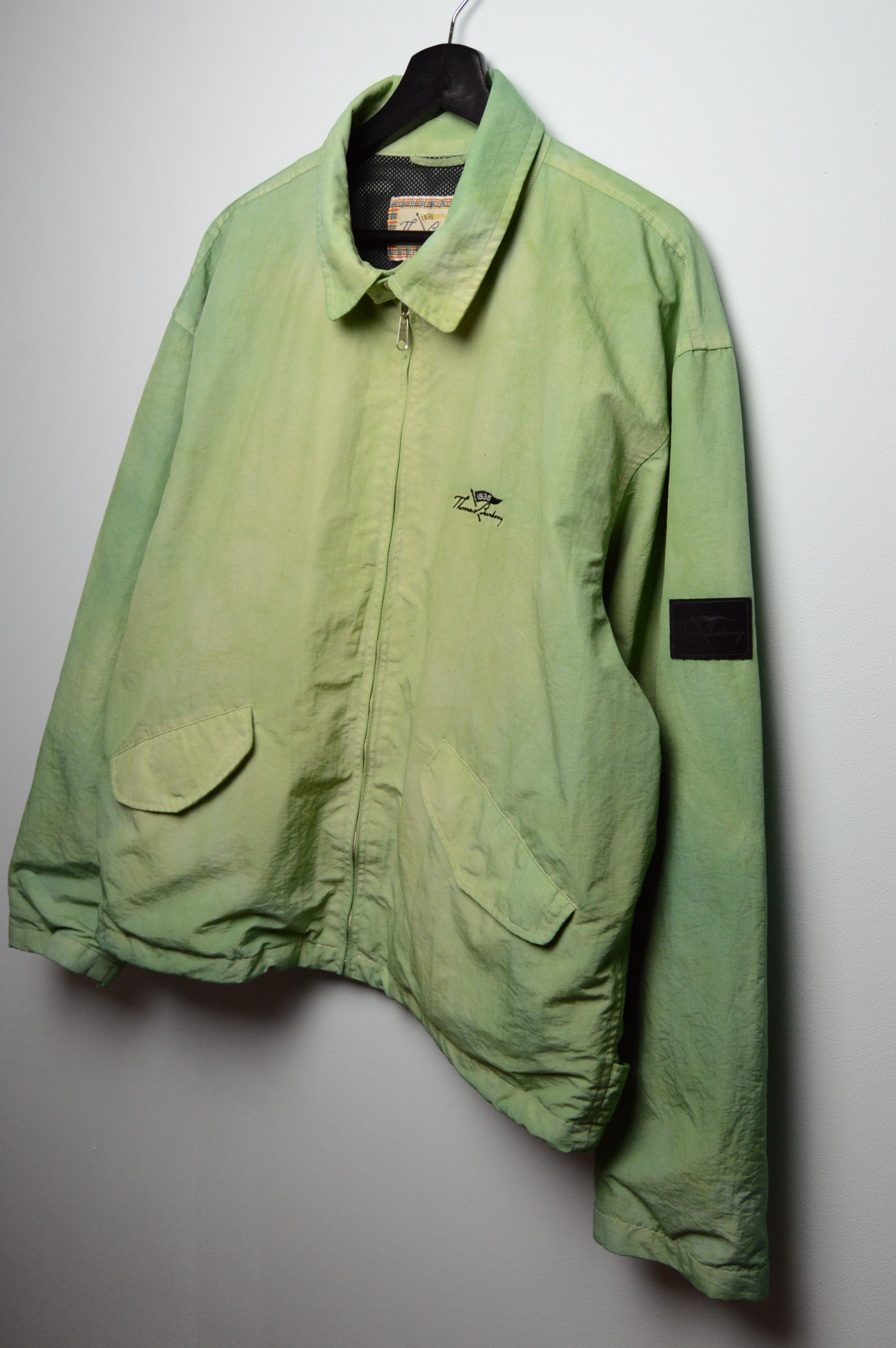 Burberry rare vintage burberry shimmer nylon dyed jacket custom Size US XL / EU 56 / 4 - 7 Thumbnail