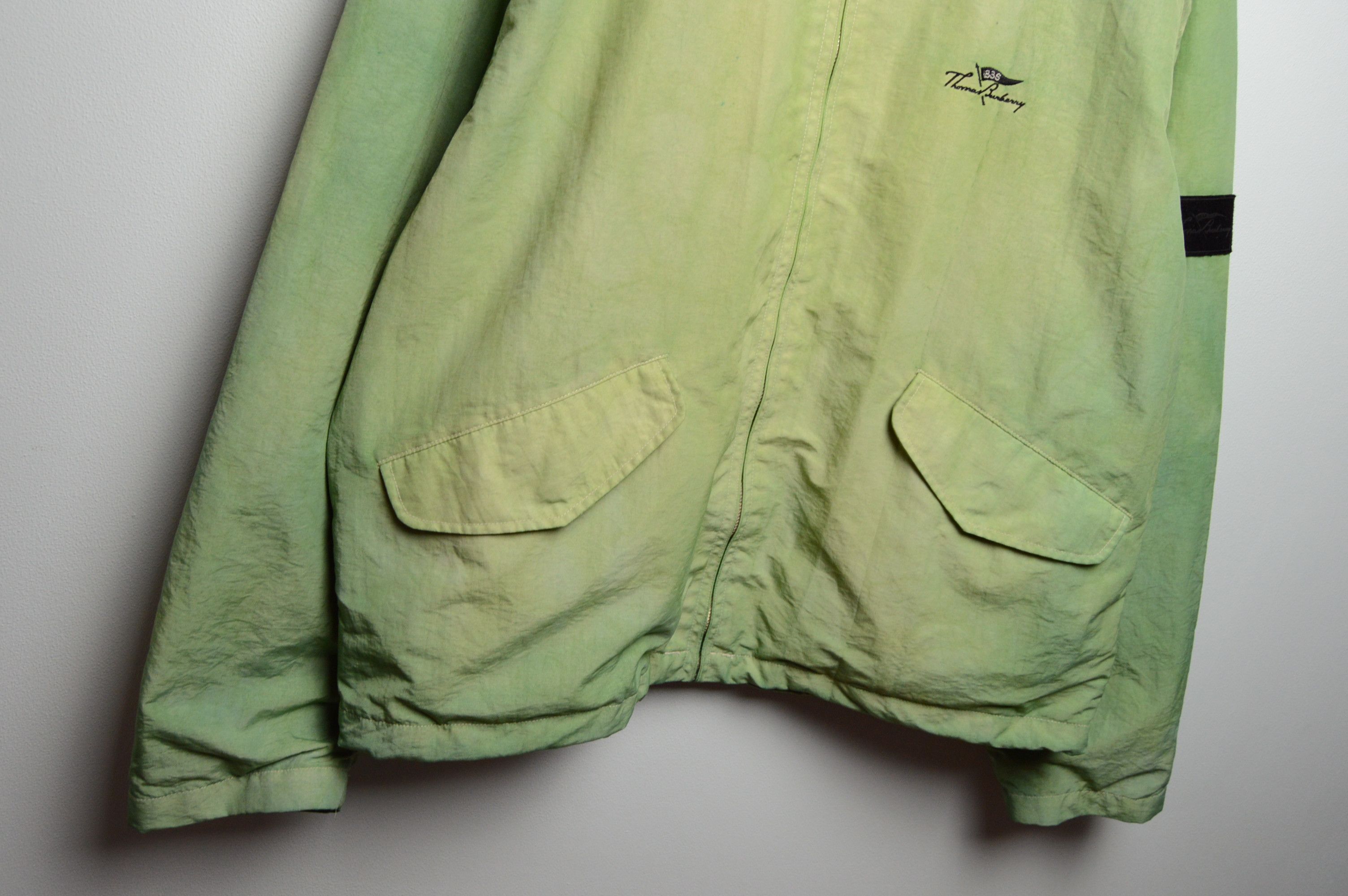 Burberry rare vintage burberry shimmer nylon dyed jacket custom Size US XL / EU 56 / 4 - 4 Thumbnail