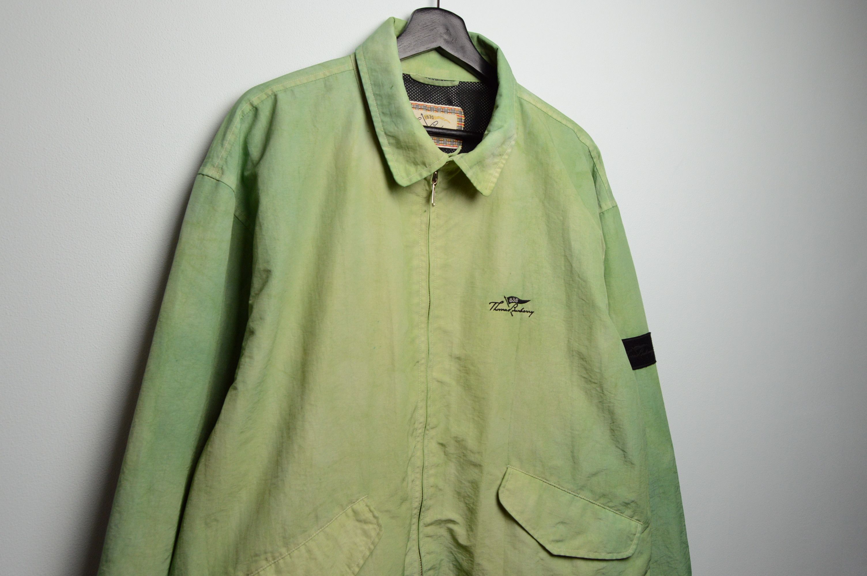 Burberry rare vintage burberry shimmer nylon dyed jacket custom Size US XL / EU 56 / 4 - 3 Thumbnail