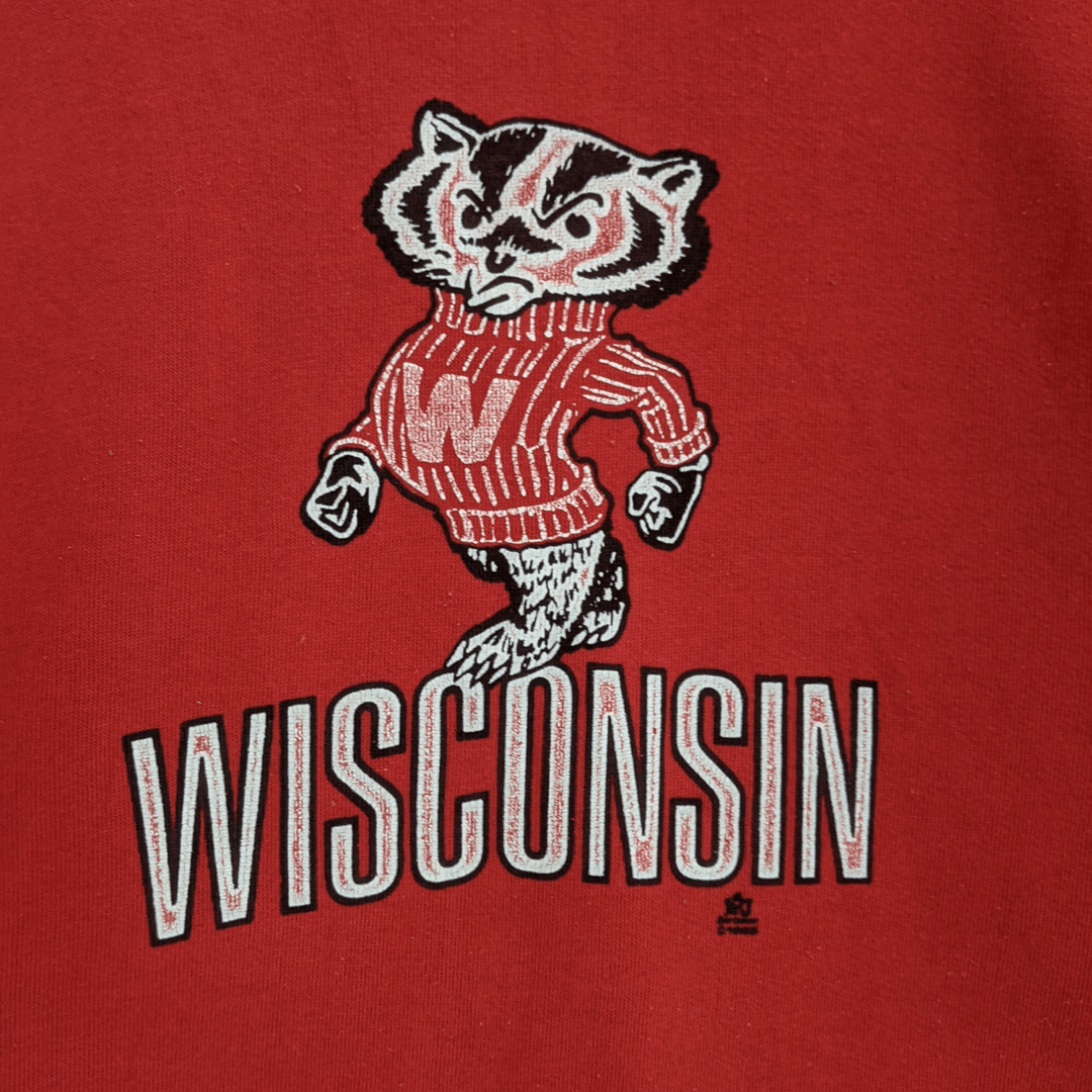 NBA Vintage 90's WISCONSIN BADGERS Tiger Basketball Hoodie Size US M / EU 48-50 / 2 - 3 Thumbnail