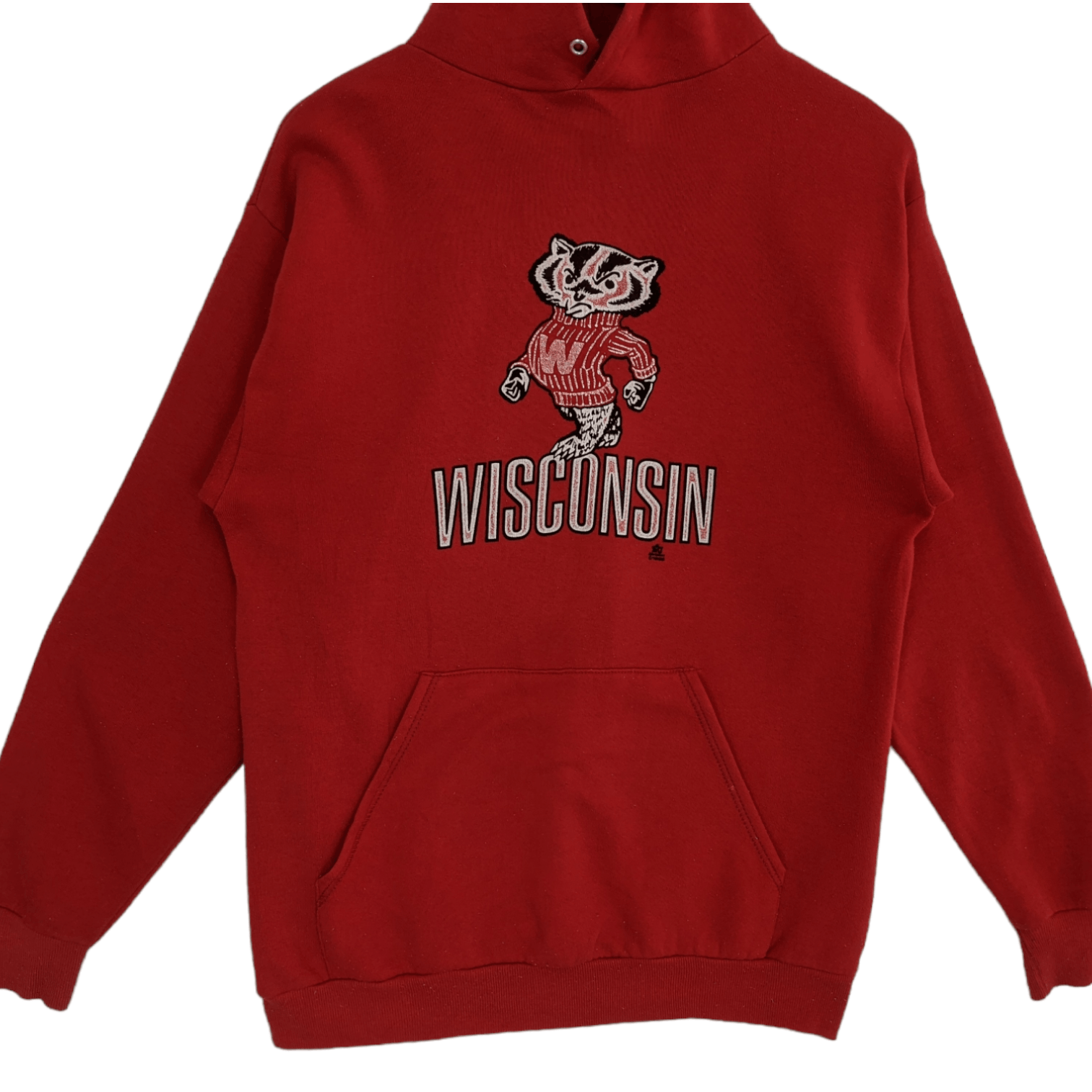NBA Vintage 90's WISCONSIN BADGERS Tiger Basketball Hoodie Size US M / EU 48-50 / 2 - 2 Thumbnail
