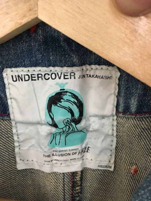 Undercover Vintage UNDERCOVER 2002 ILLUSION HAZE Patch Denim Jacket Size M / US 6-8 / IT 42-44 - 4 Thumbnail