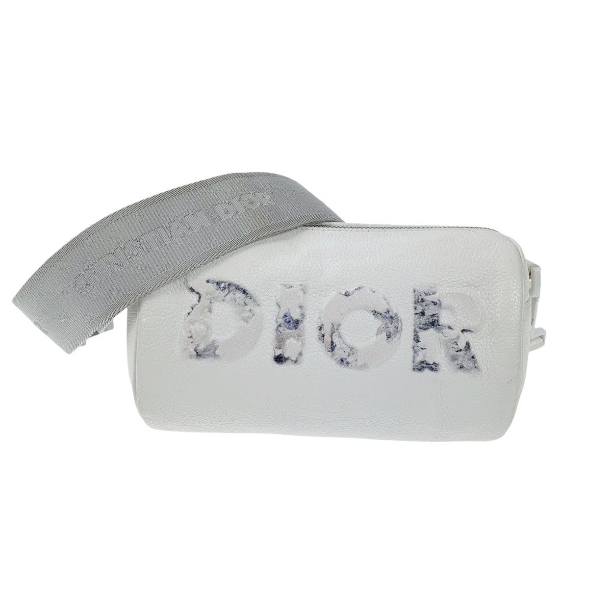 Daniel Arsham × Dior Christian Dior x Daniel Arsham White Leather Roller Bag Size ONE SIZE - 1 Thumbnail