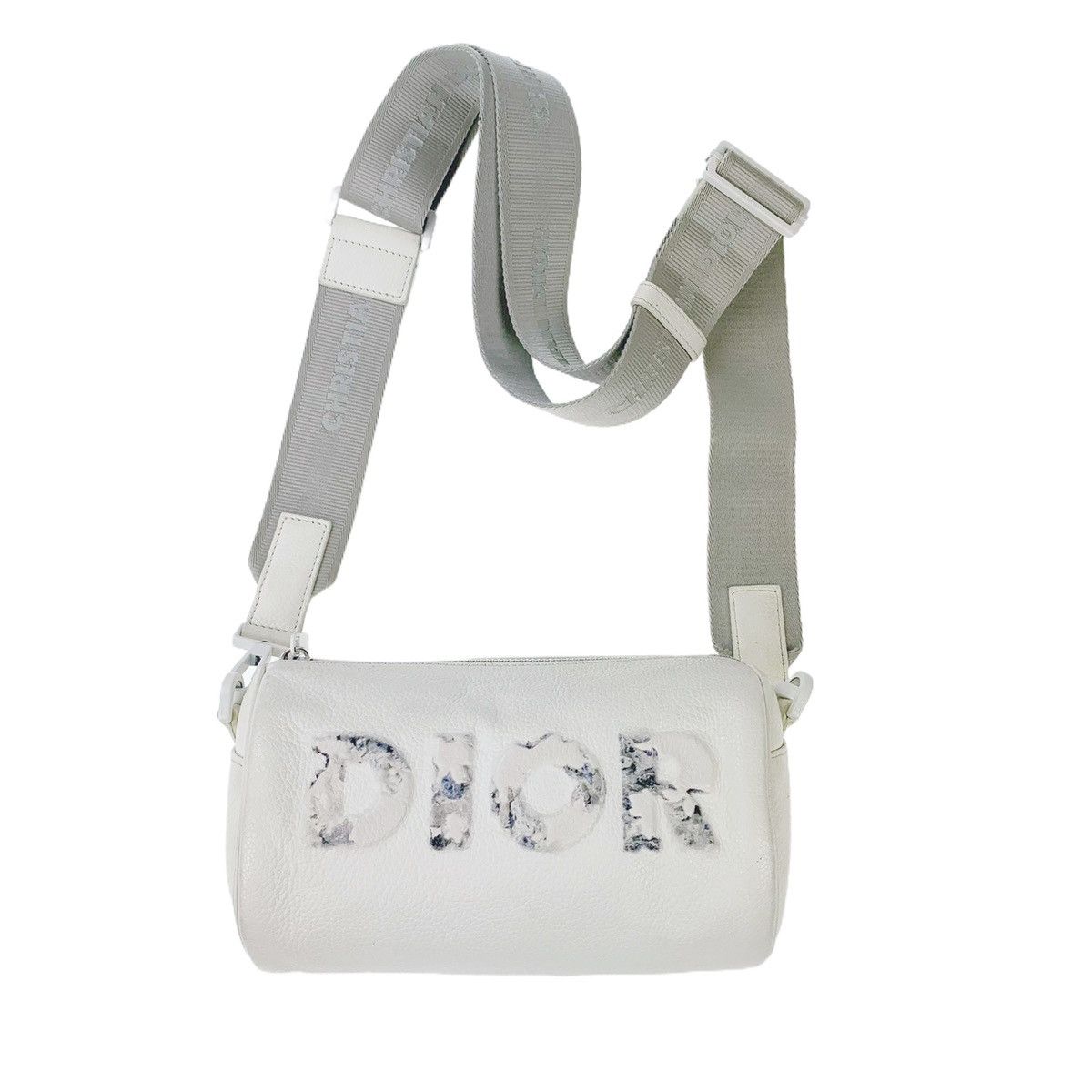 Daniel Arsham × Dior Christian Dior x Daniel Arsham White Leather Roller Bag Size ONE SIZE - 2 Thumbnail