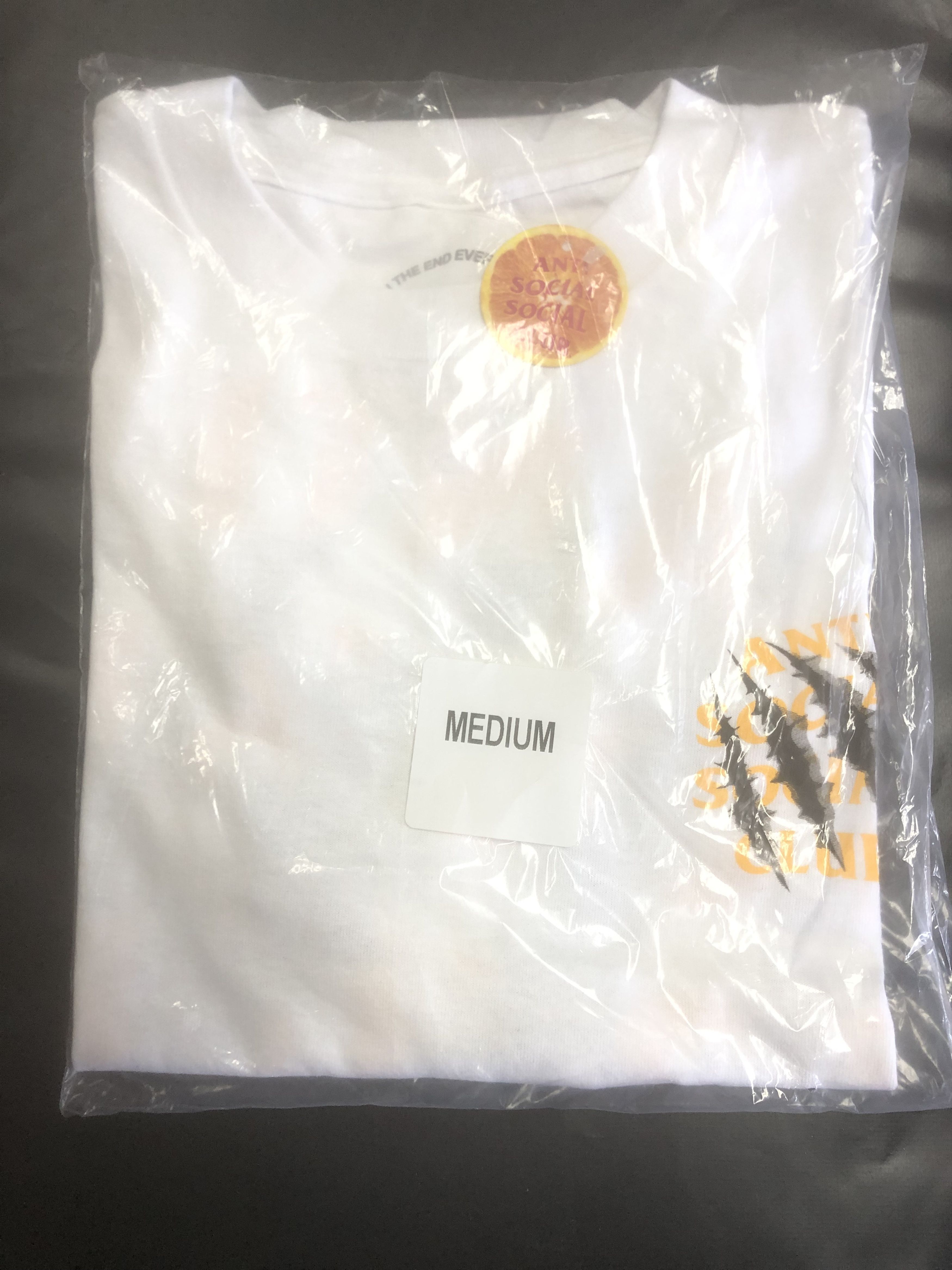 Anti Social Social Club DS Yellow ASSC After Us White Tee BAPE KITH KAWS FOG Vlone Size US M / EU 48-50 / 2 - 2 Thumbnail