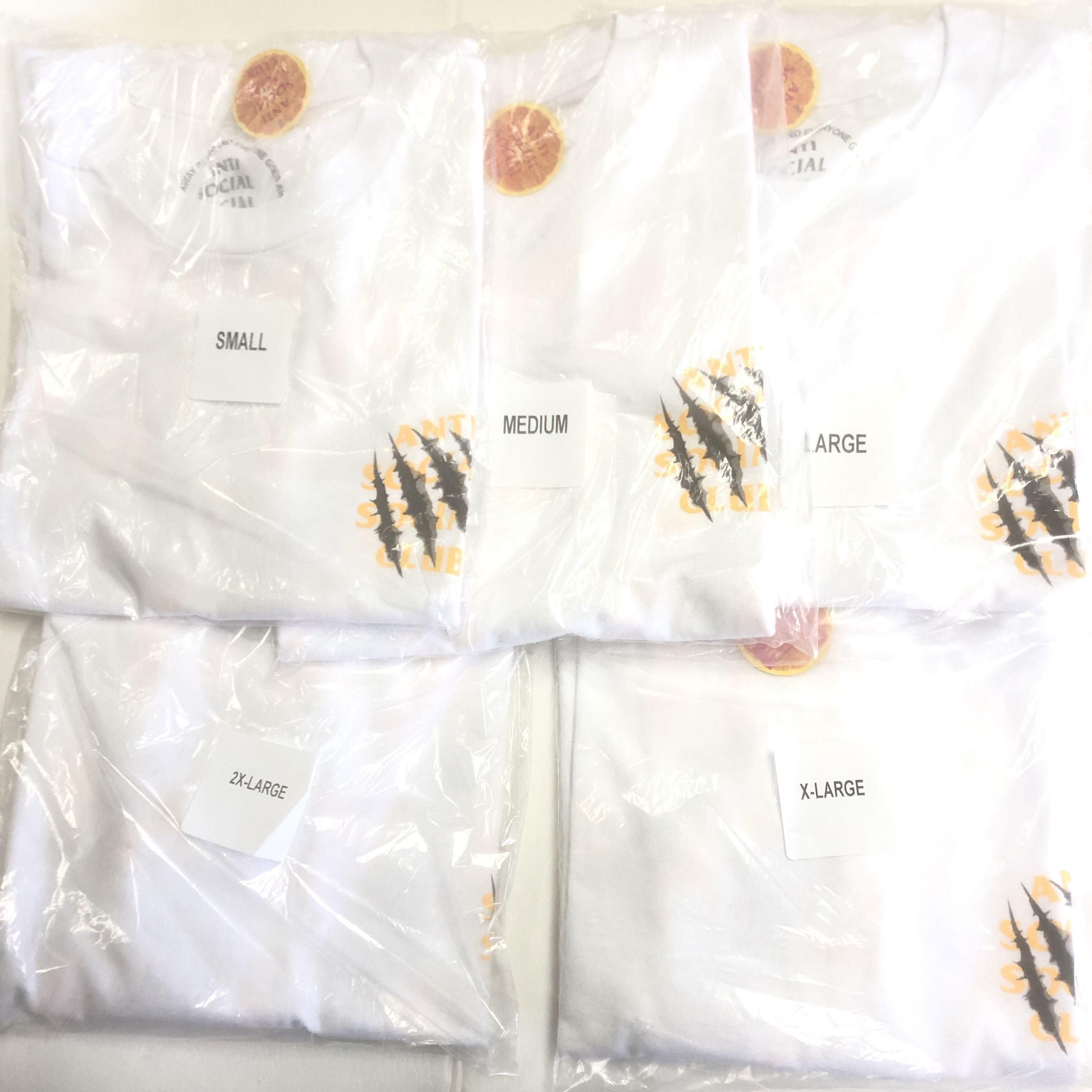 Anti Social Social Club DS Yellow ASSC After Us White Tee BAPE KITH KAWS FOG Vlone Size US M / EU 48-50 / 2 - 7 Thumbnail