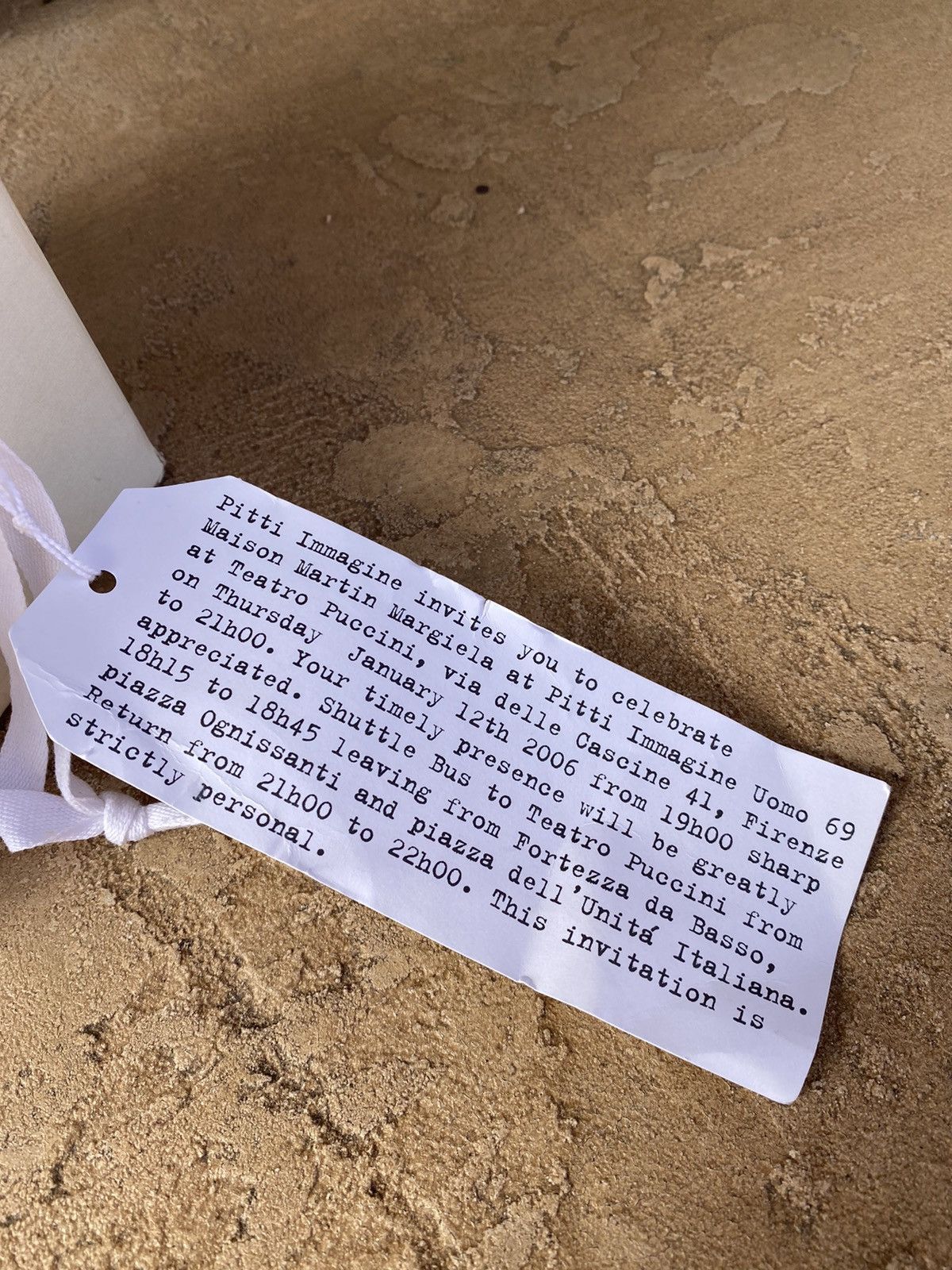 Maison Margiela 2006 Cup Show Invite Necklace Size ONE SIZE - 4 Thumbnail
