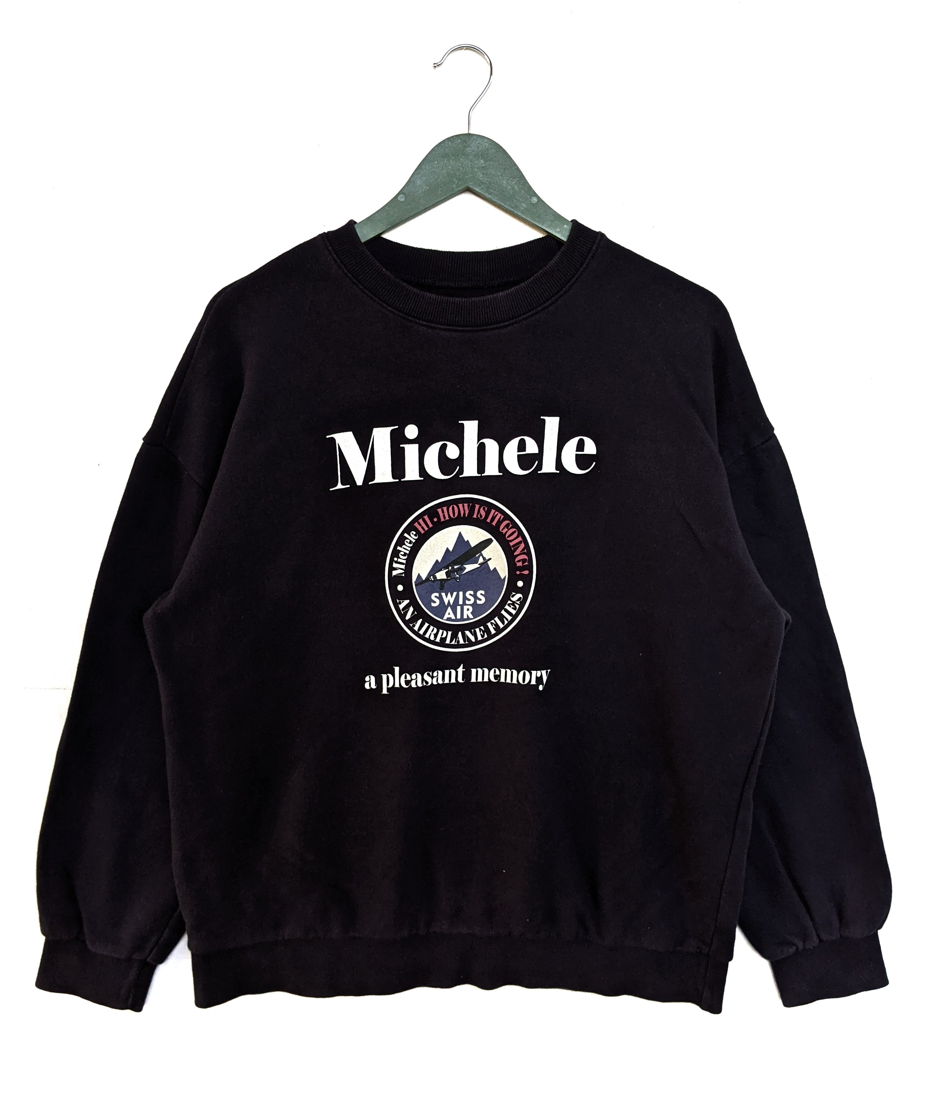 Vintage Vintage Swiss Air Sweatshirt Size US M / EU 48-50 / 2 - 1 Thumbnail