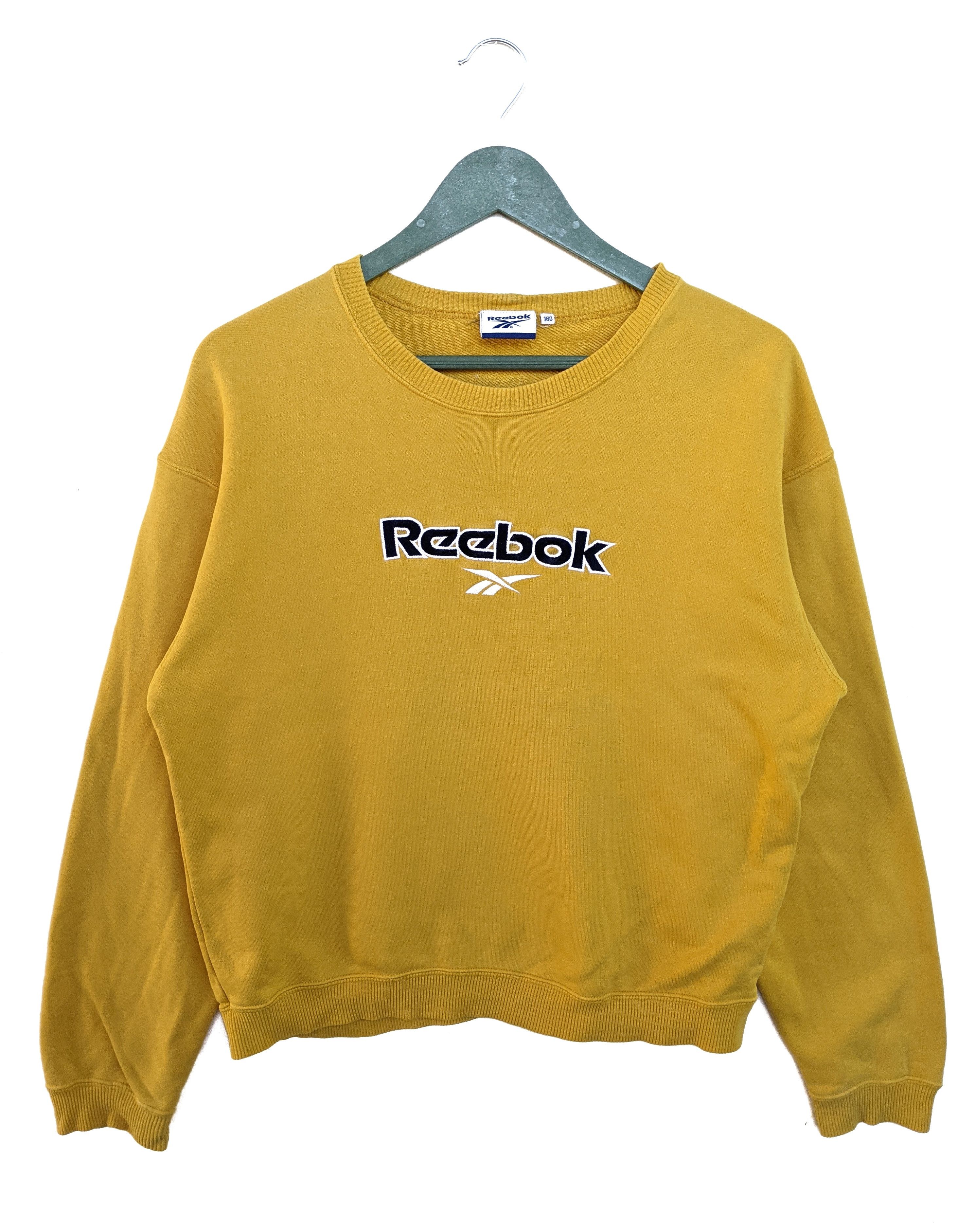 Reebok Vintage Reebok Crop Top Sweatshirt Size US S / EU 44-46 / 1 - 1 Thumbnail