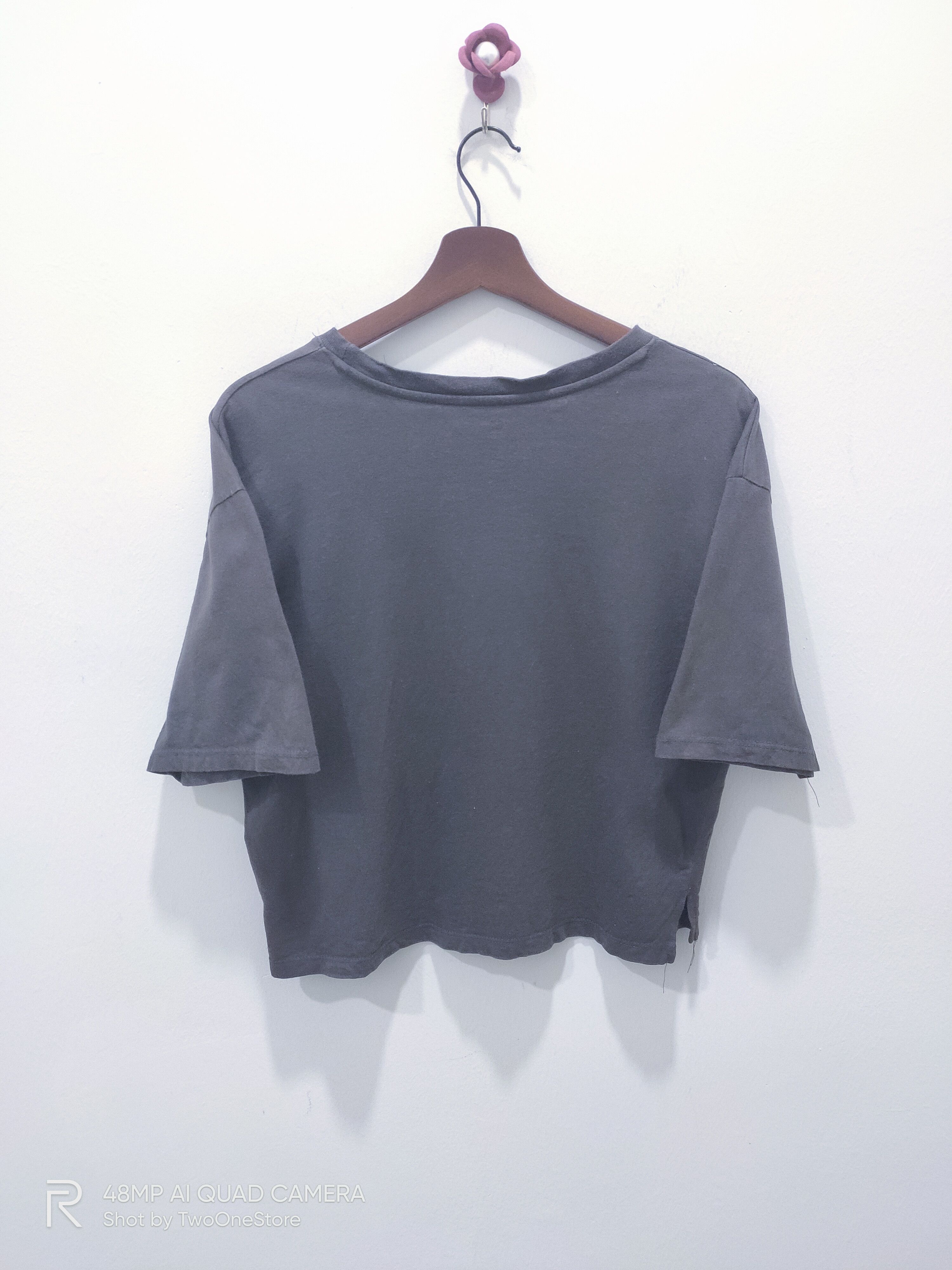 BASE CONTROL × Japanese Brand Vintage BASE TBar Limited Rainbow CropTop BigLogo Tee Shirt Size S / US 4 / IT 40 - 2 Thumbnail