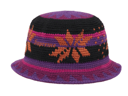 Supreme Supreme Snowflake Crochet Crusher Plum M/L Size ONE SIZE - 1 Thumbnail