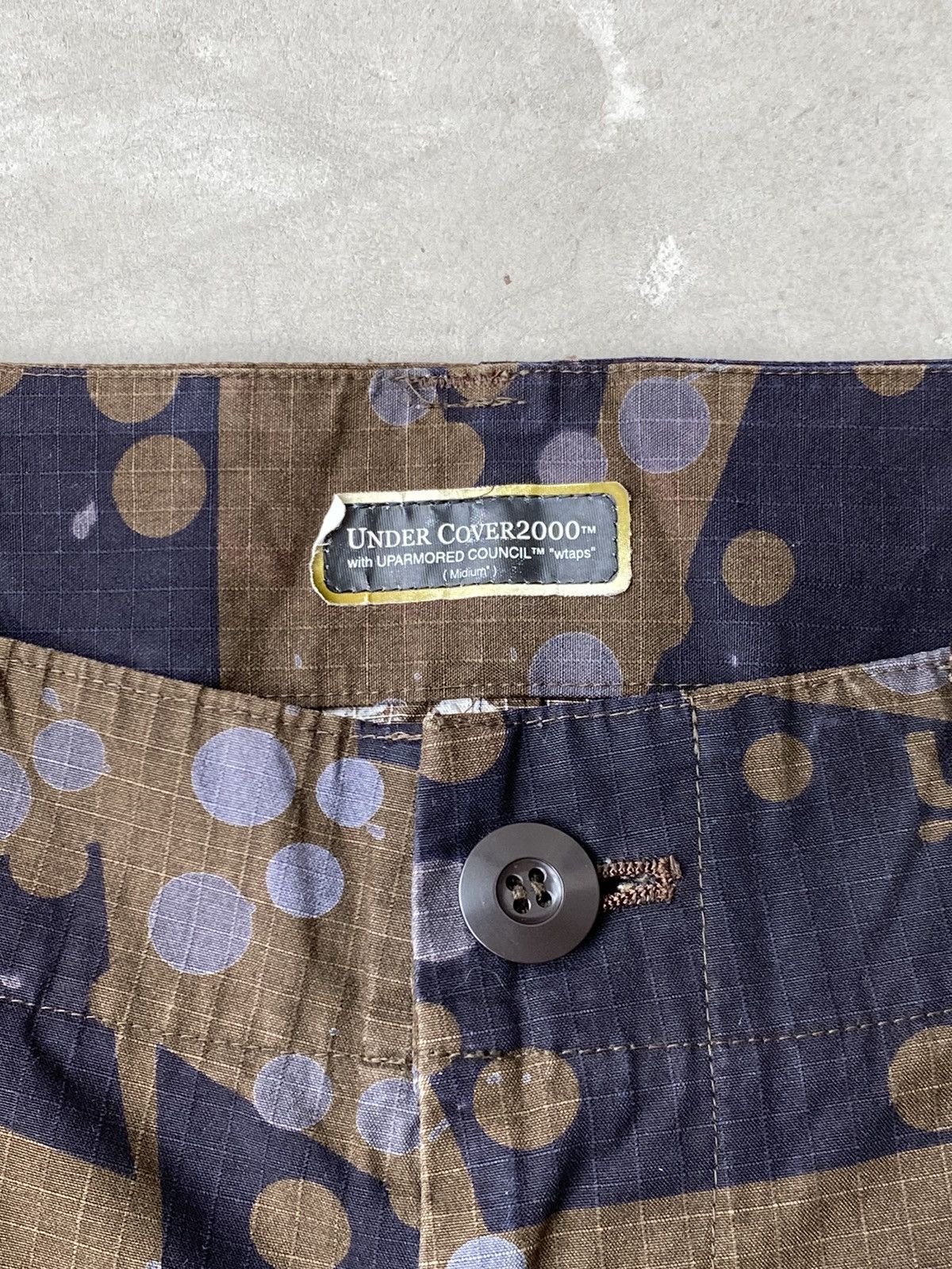 Undercover × Wtaps 2001 Undercover x Wtaps Multi-Camo Cropped Cargo Pants Size US 33 - 3 Thumbnail