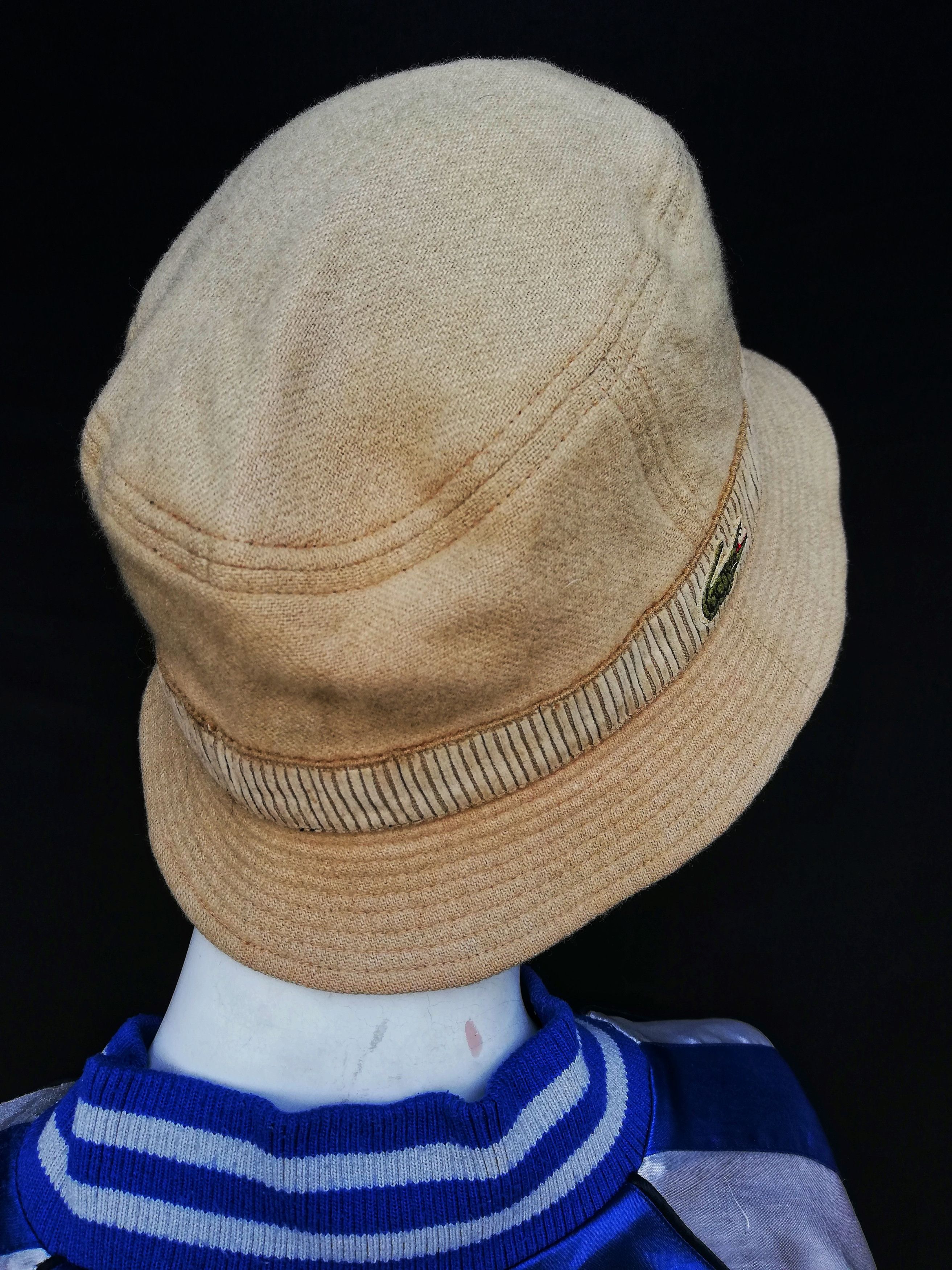 Lacoste 🔥Gourgous!! Lacoste Light Brown Hat Bucket Wool🔥 Size ONE SIZE - 6 Thumbnail