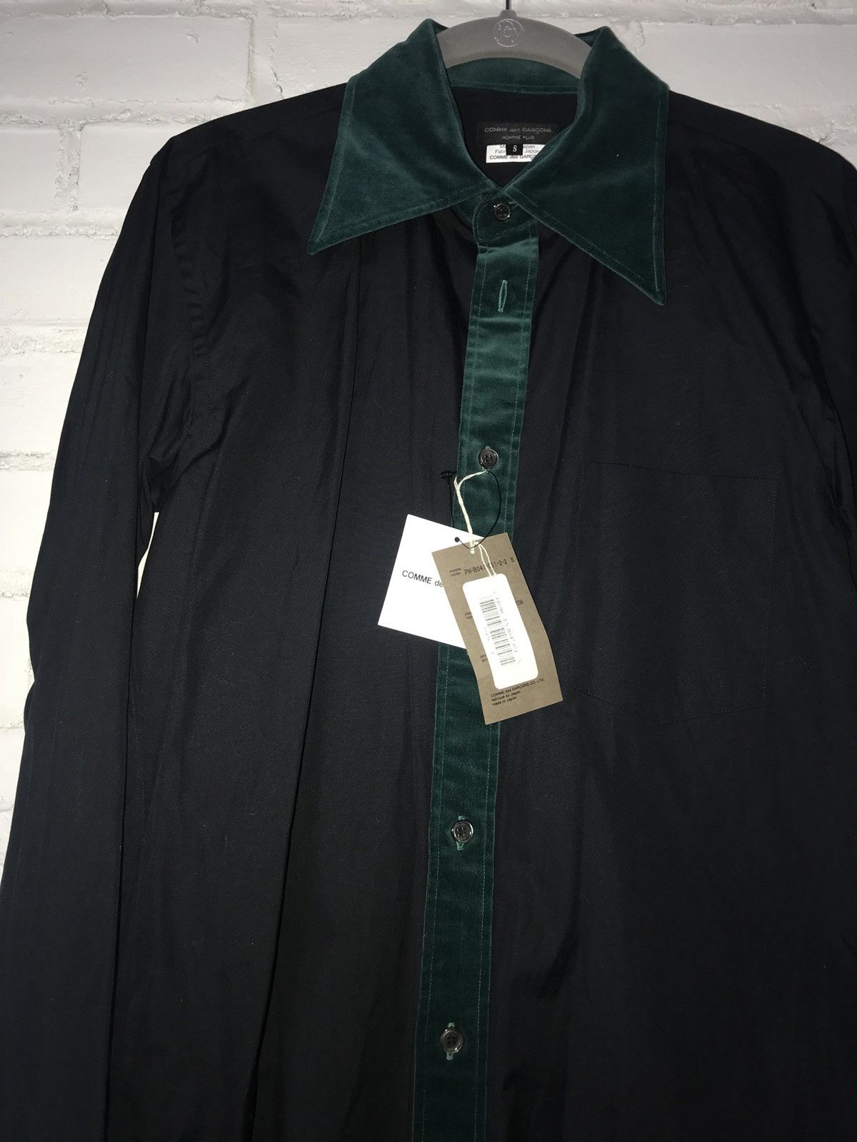 Comme des Garcons Homme Plus CDG Homme Plus Velvet Trimmed Button Up Size US S / EU 44-46 / 1 - 3 Thumbnail
