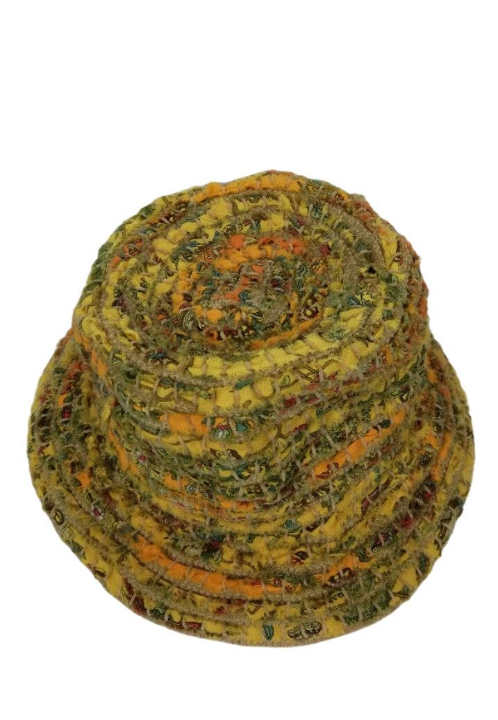 Art Comes First × Japanese Brand 🔥Designer Japanese Silk Road Club Design Boro Bucket Hat🔥 Size ONE SIZE - 11 Thumbnail